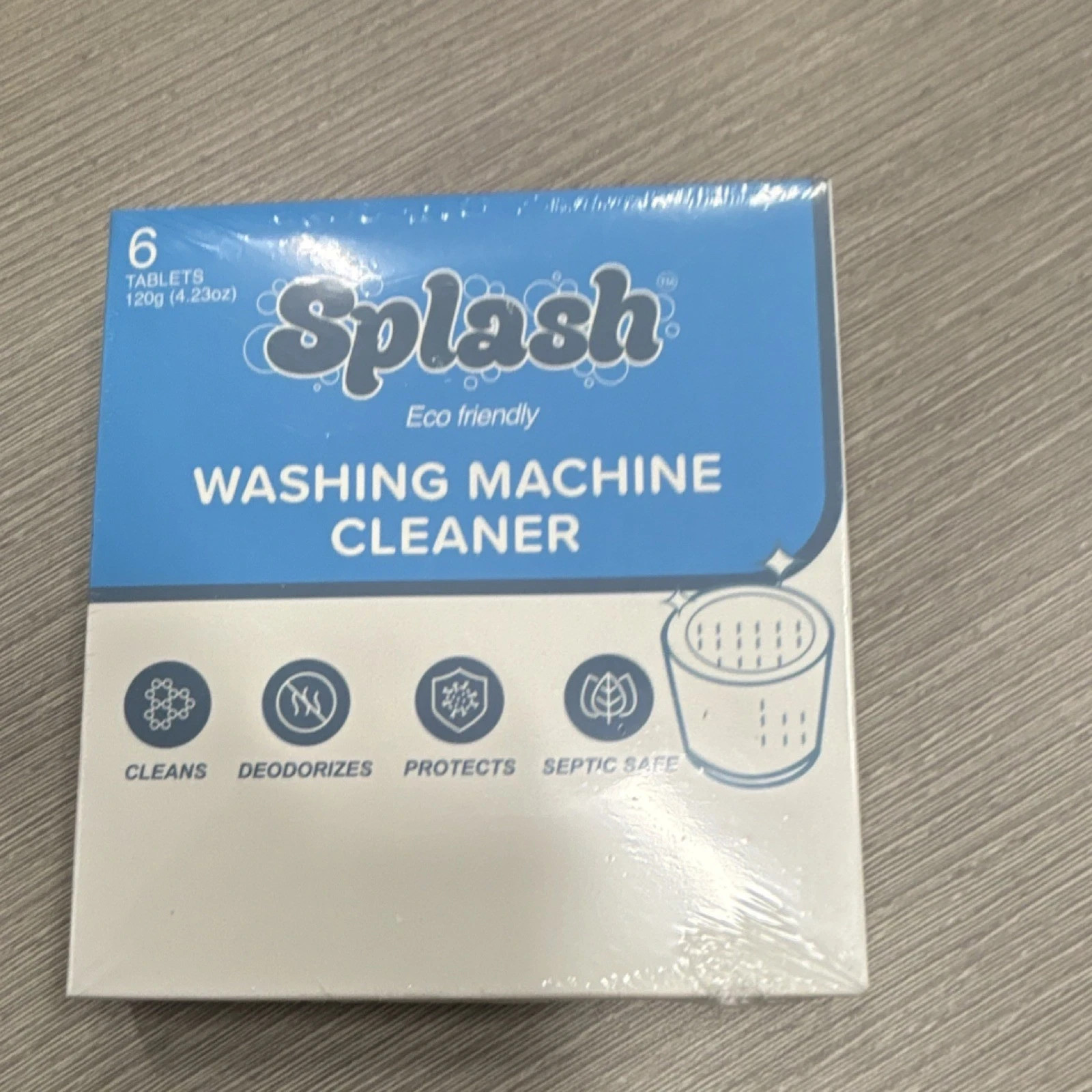 Splash Eco Friendly Washing Machine Cleaner Tablets 6 Pack 120g