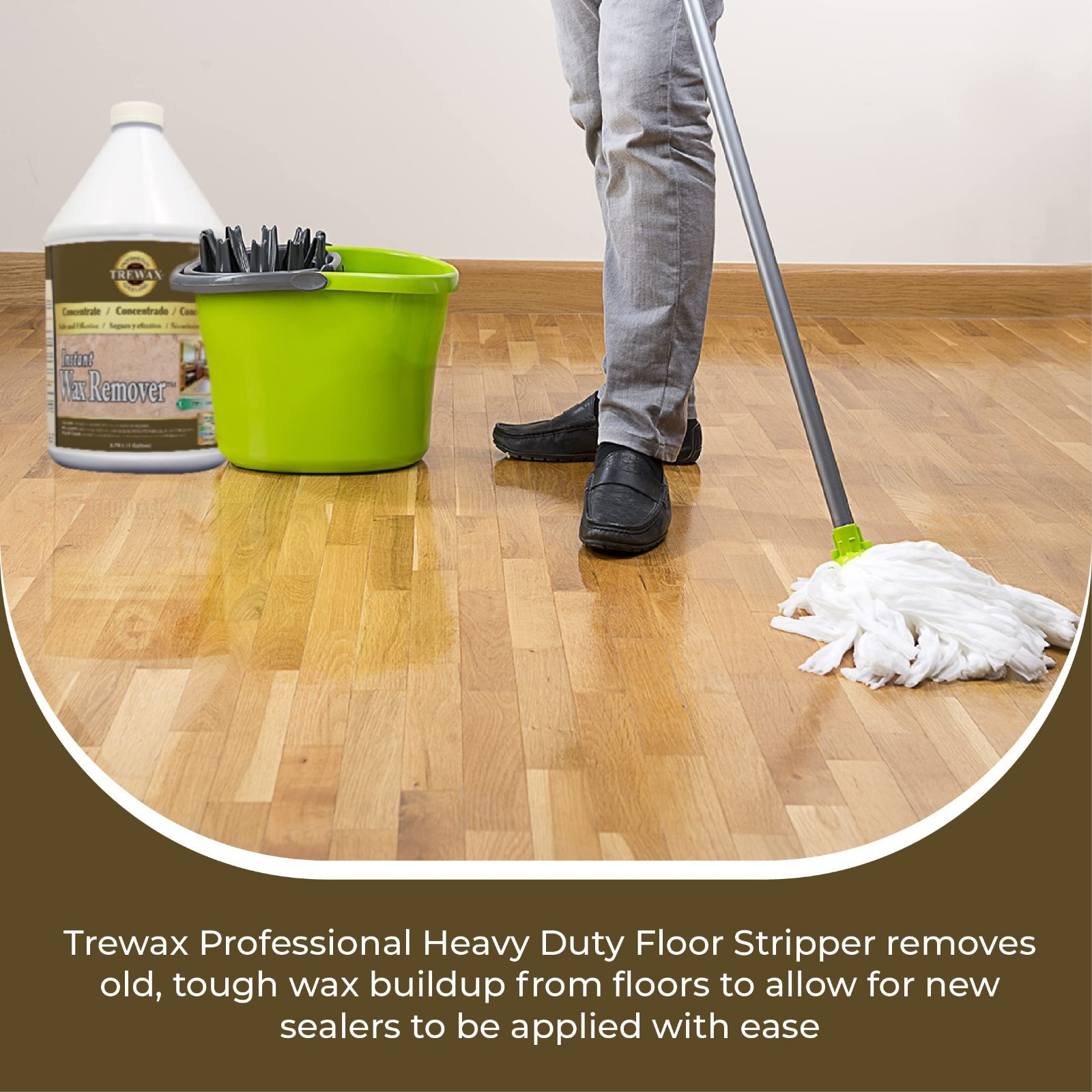 Heavy Duty Floor Stripper 1-Gallon – Professional Grade, Fast Acting, Removes Wa