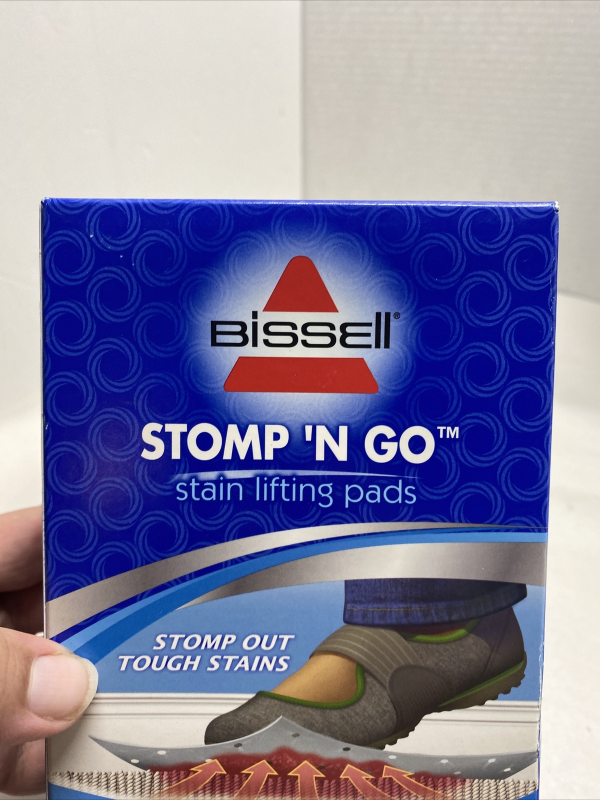 Bissell Stomp ‘N’ Go Stain Lifting Pads Pre-moistened 5 Total Pads NEW