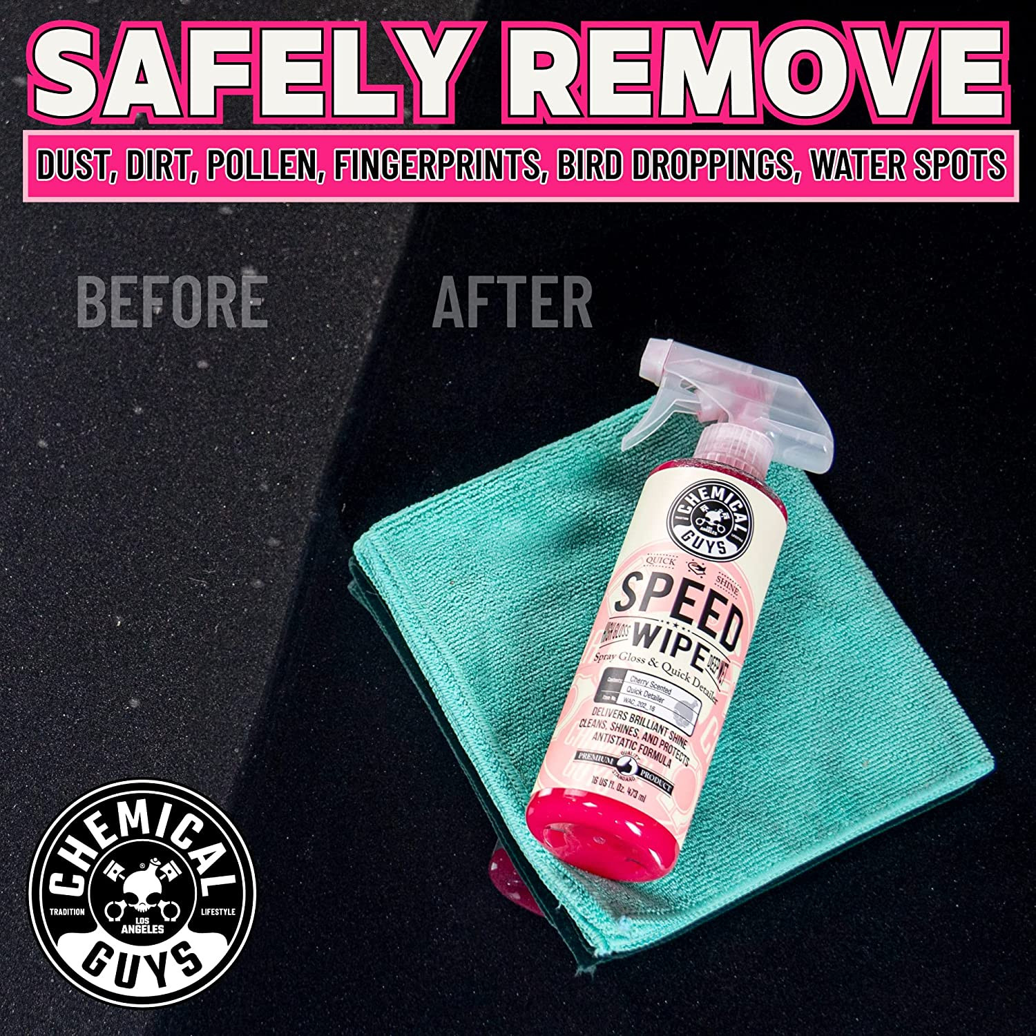 Speed Wipe Quick Detailer – High Gloss, Streak-Free Shine, Detail Spray for Cars