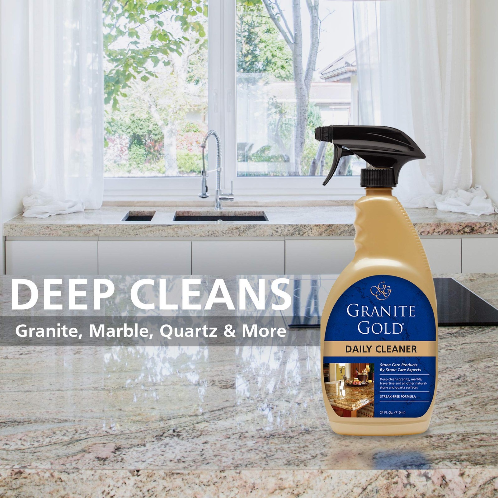 Granite Gold Daily Cleaner Streak-free Cleaning For Granite, Marble, T