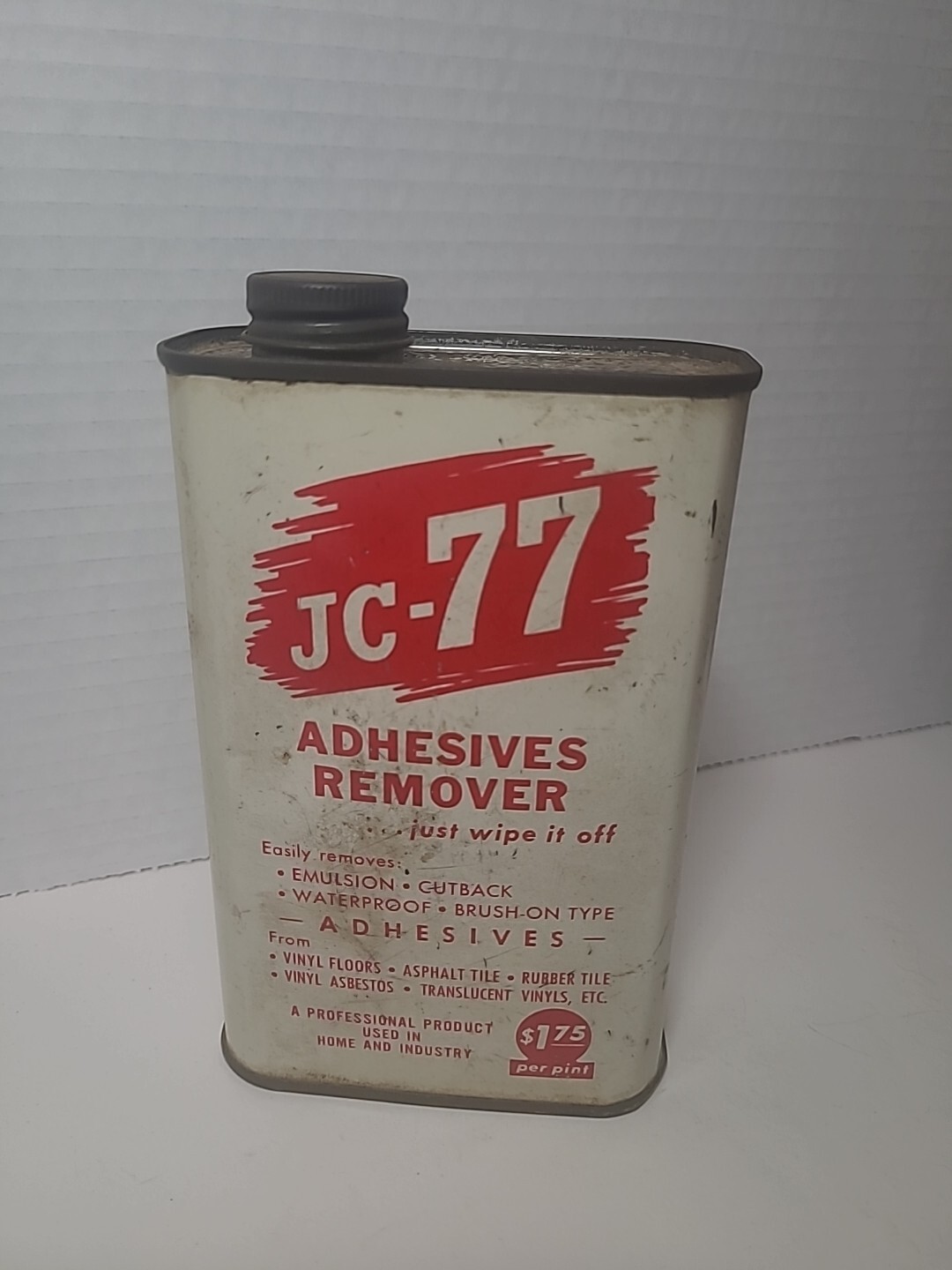 Vintage JC-77 Adhesives Remover MULTI-CARE CORPORATION Vinyl Asphalt Rubber ++