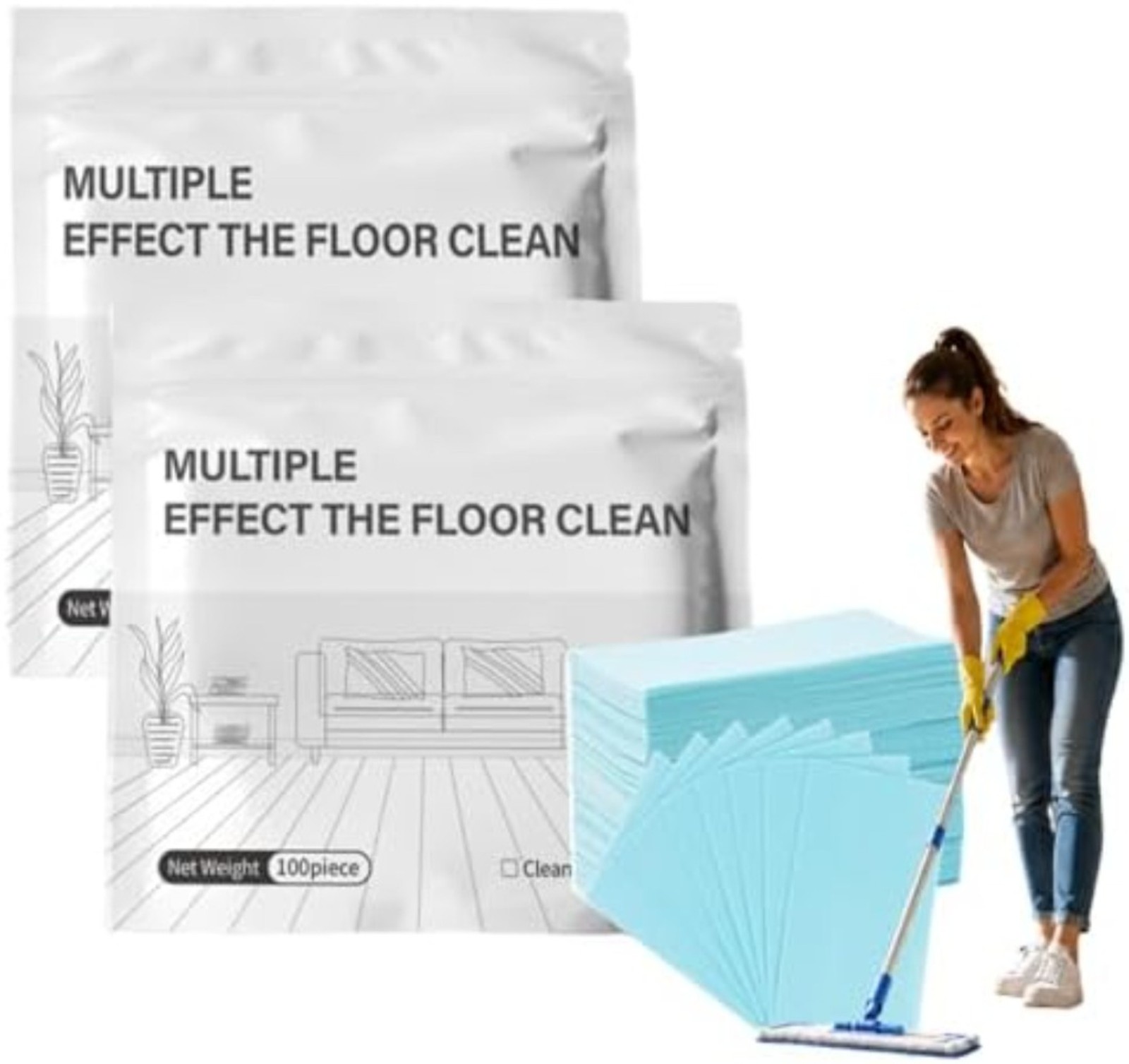Multiple Effect The Floor Clean, Floor Cleaning Tablets Multi-Surface Cleaner