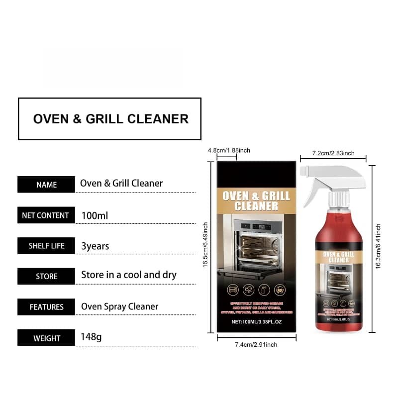 Kitchen Products for Stain Removal Deodorization Oven and Grill Cleaning Agents