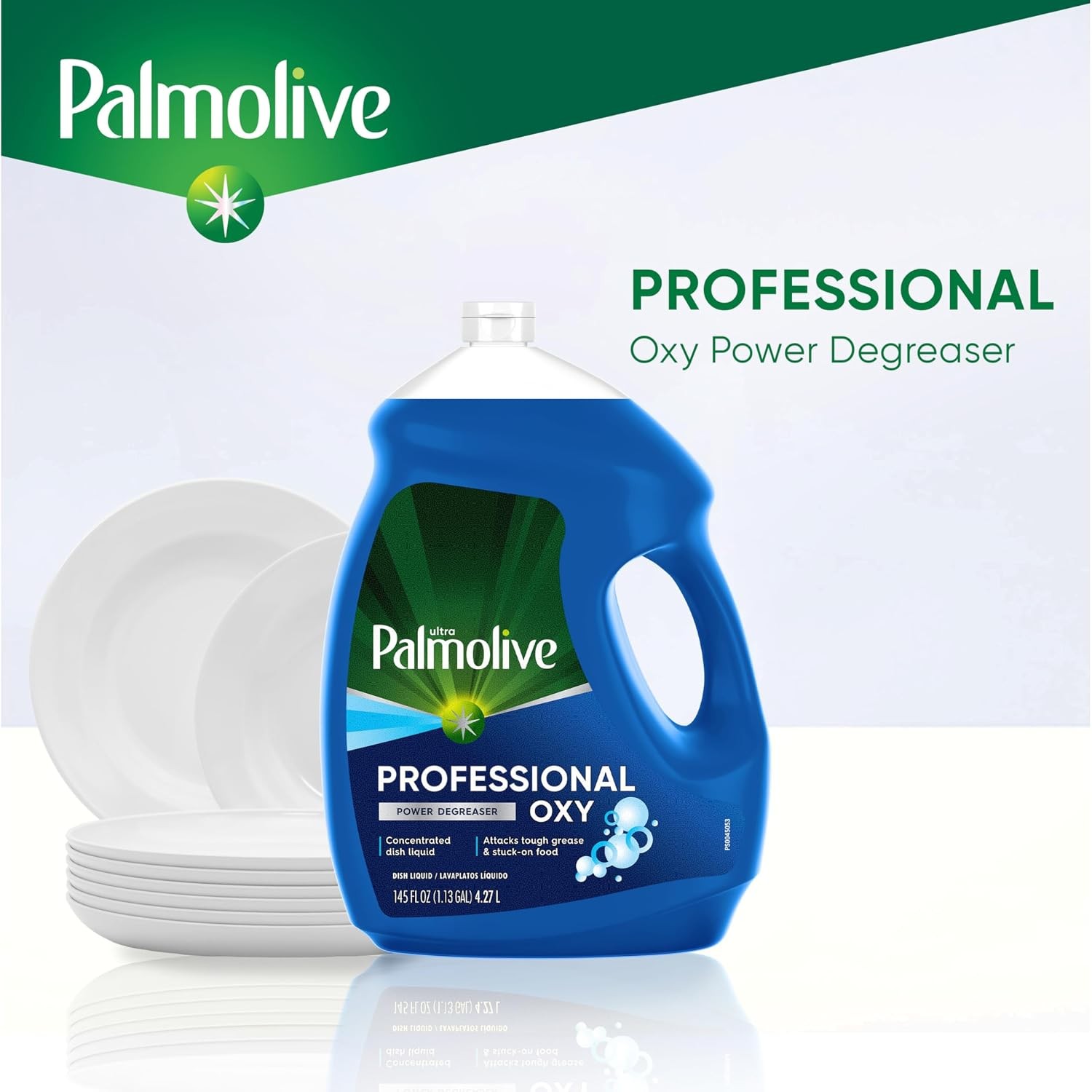 Palmolive Professional Dishwashing Liquid Dish Soap, Oxy Power Degreaser – 145 F