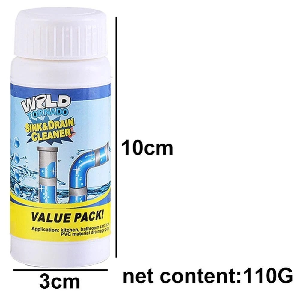 1~5x Wild Tornado Powerful Sink Drain Cleaner High Efficiency Clogging Cleaner