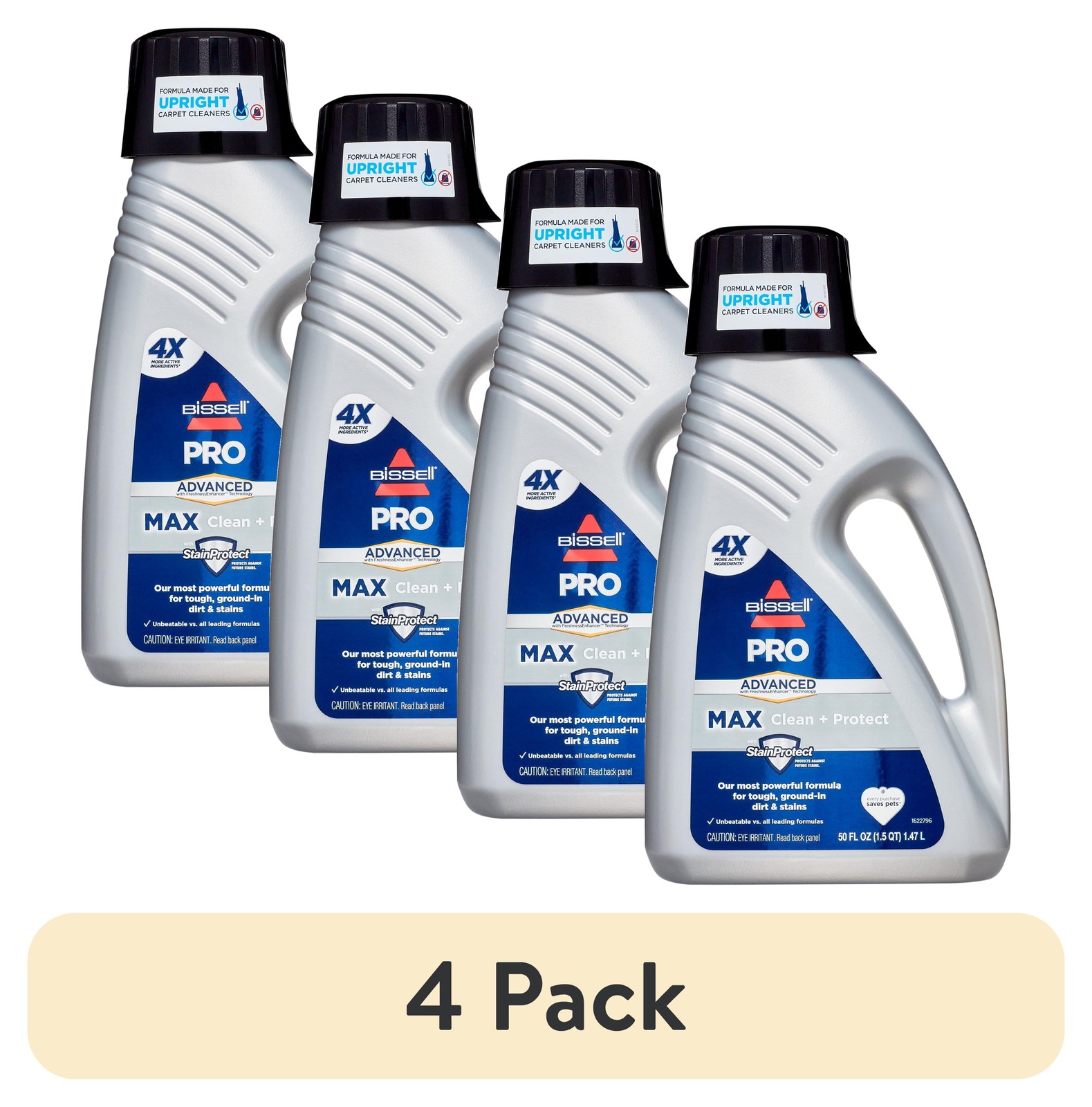 BISSELL Advanced Pro Max Clean + Protect Deep Cleaning Carpet Formula, 50 oz.