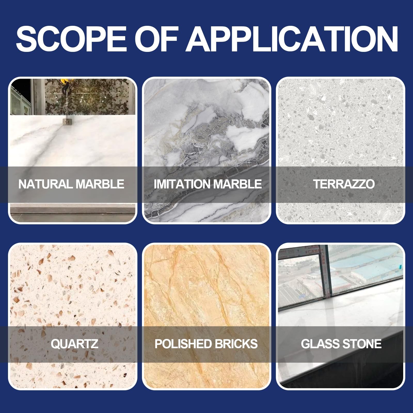 Marble Polishing Paste – Surface Repair Compound for Countertops, Showers & F…