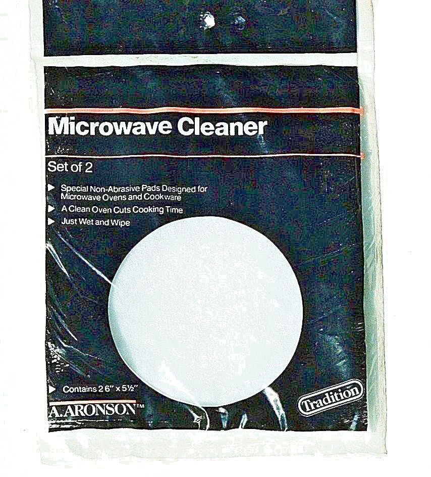Aronson Microwave Cleaner Pads Cloth Special Non-Abrasive 2pcs