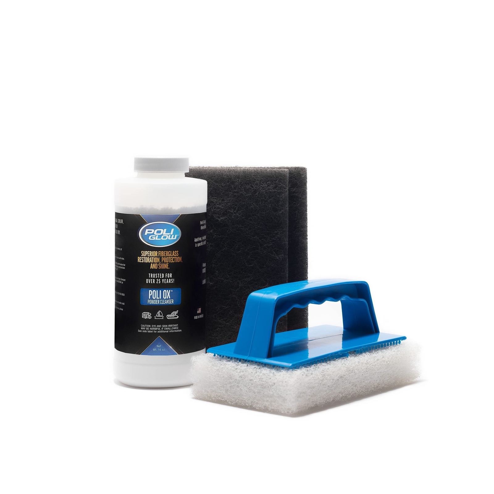Poli Ox™ — Remove Heavy Oxidation and Stains from Fiberglass Boat & RV Surfac…
