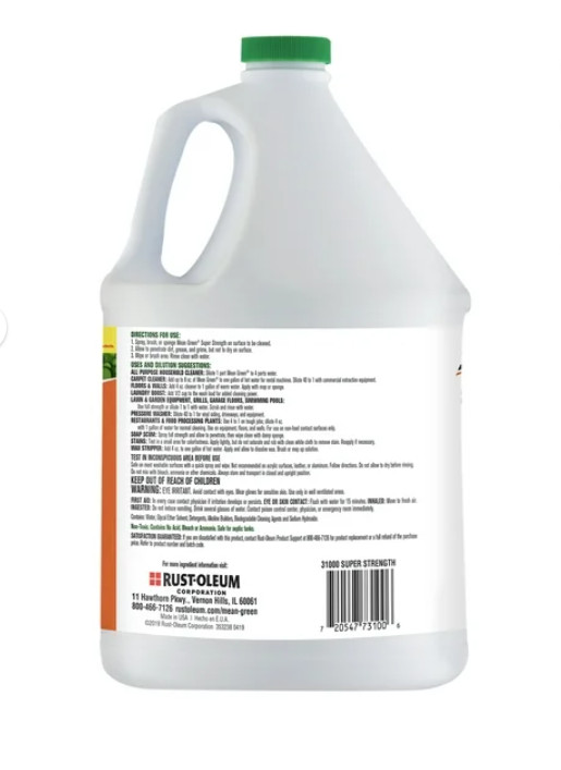 Mean Green Super Strength Cleaner & Degreaser Concentrated Formula 1 Gallon