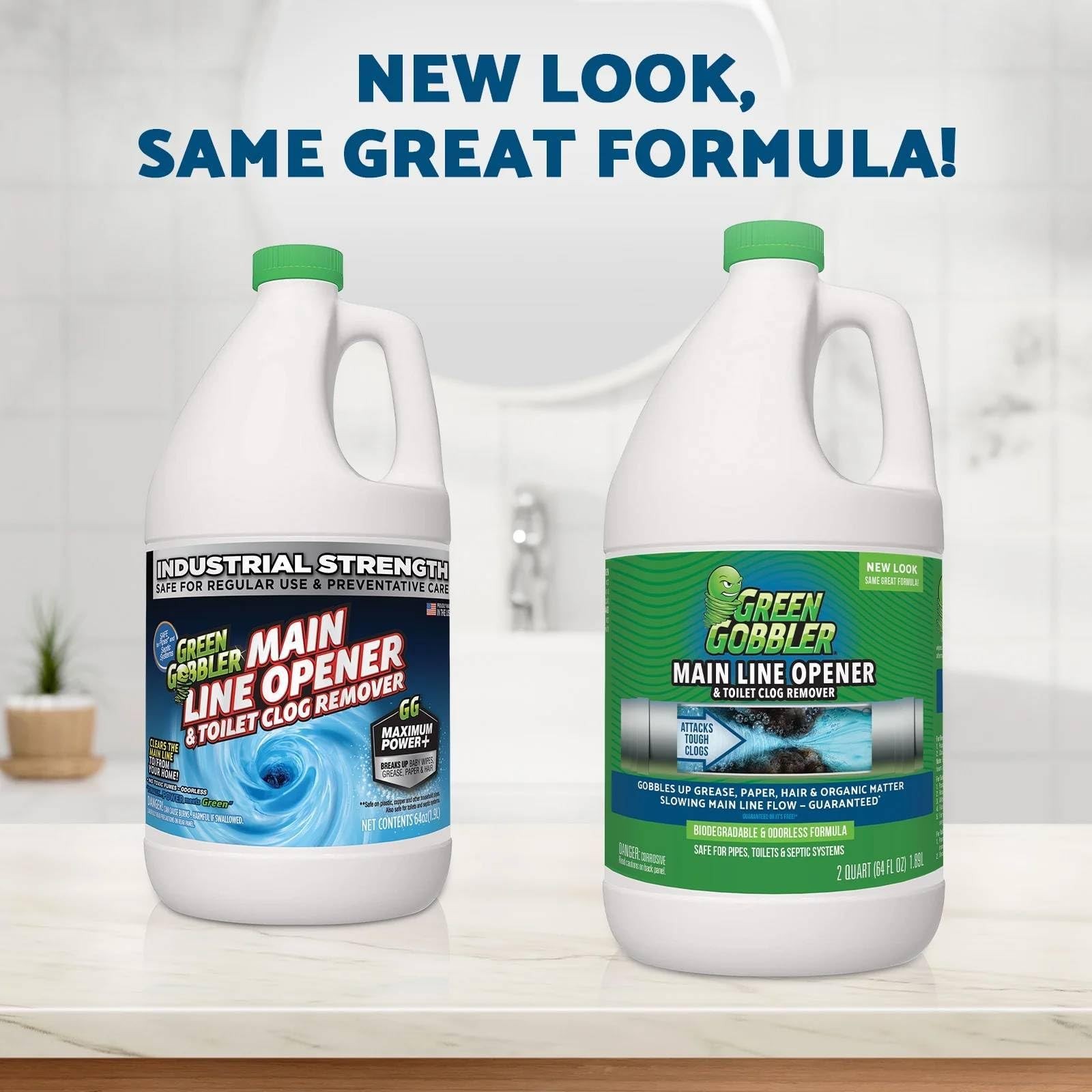 Green Gobbler Ultimate Main Drain Opener Drain cleaner Hair Clog 64 fl. oz
