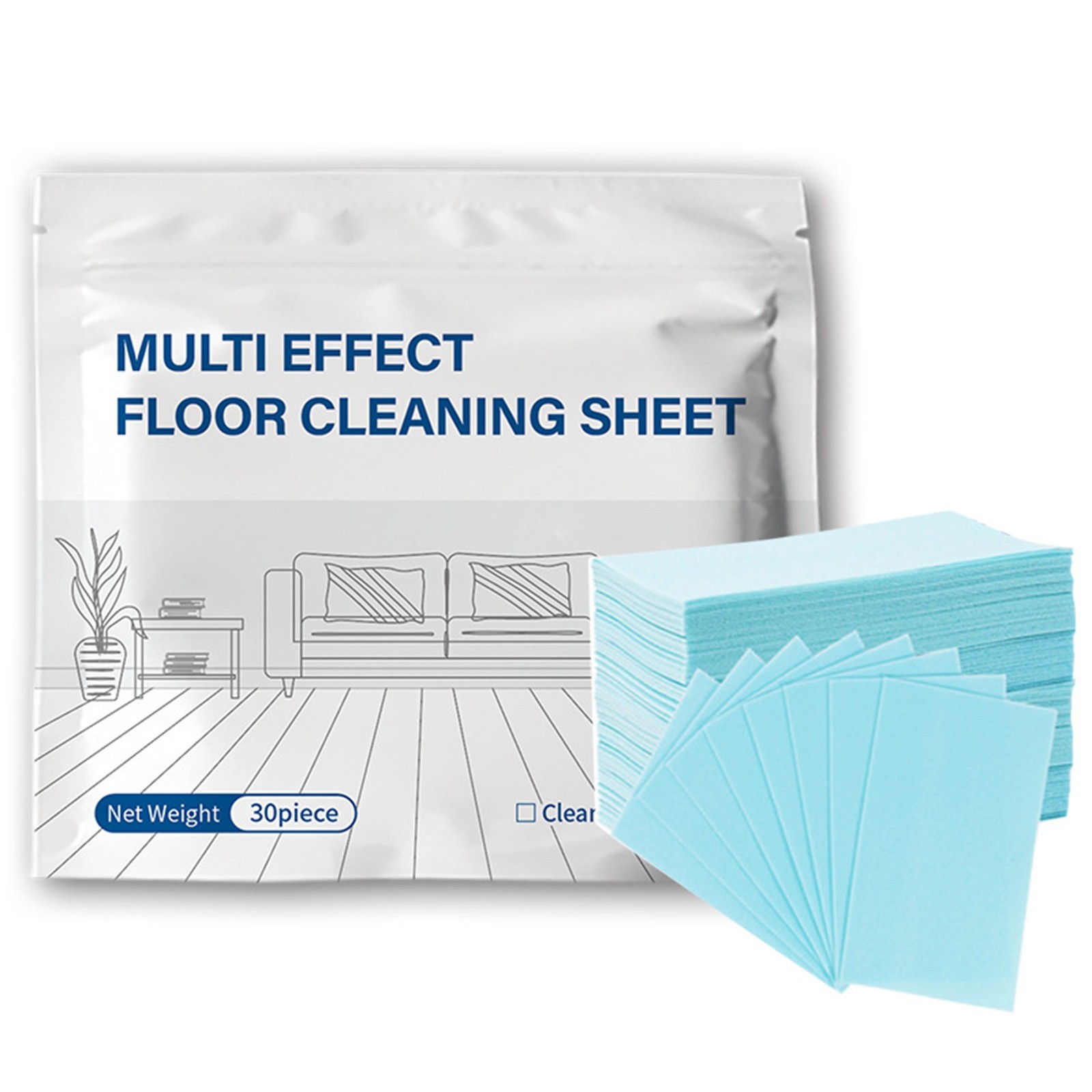 30Pcs Concentrated Floor Cleaning Tablets Multi-Surface Tile Hardwood Laminate