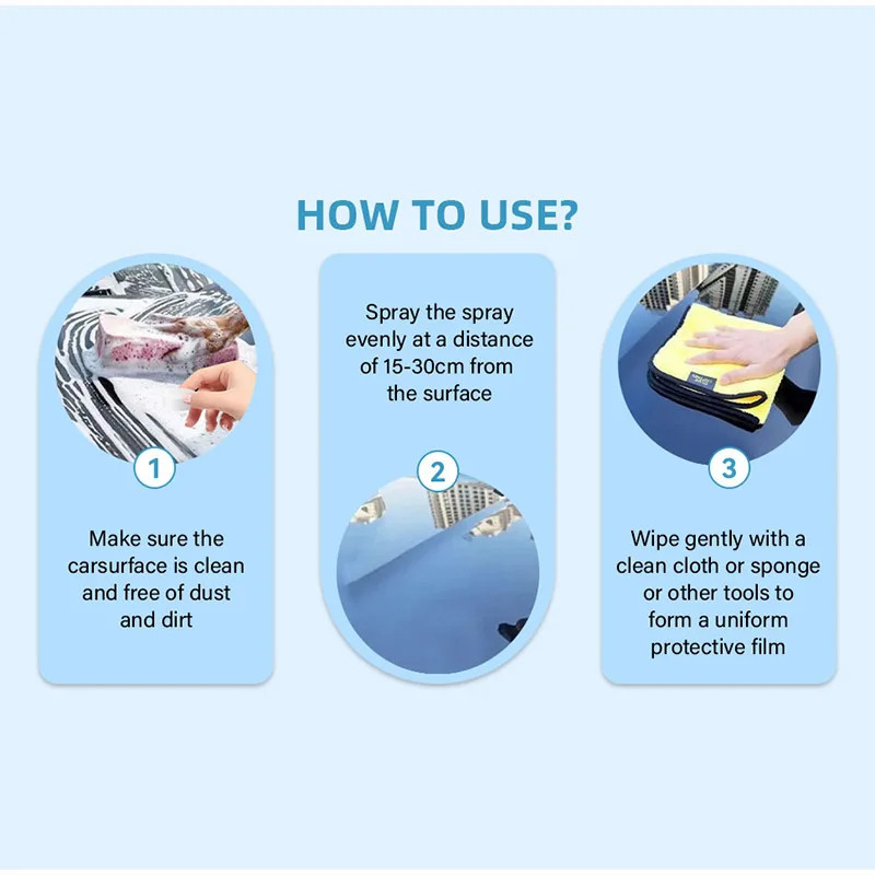 Quick Effect Coating Agent Multifunctional Long-lasting Protection Waterless