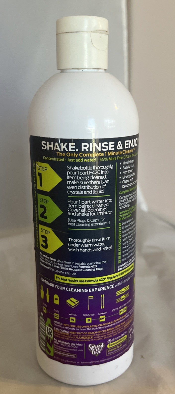 16 oz Formula 420 Concentrated Daily Use Cleaner – Makes 32oz