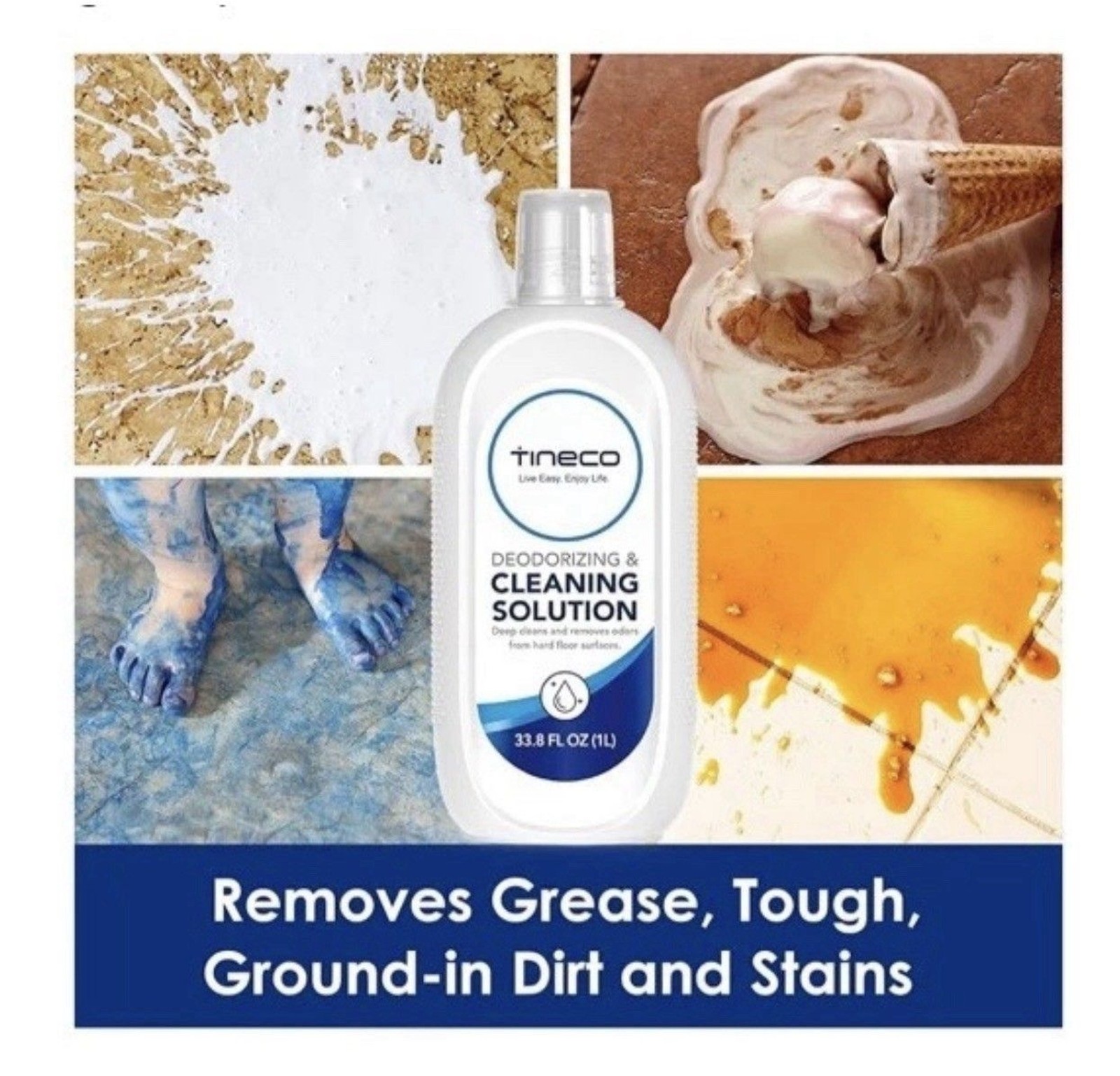 Tineco Floor Deodorizing And Cleaning Solution (33.8 OZ) New Sealed In Box
