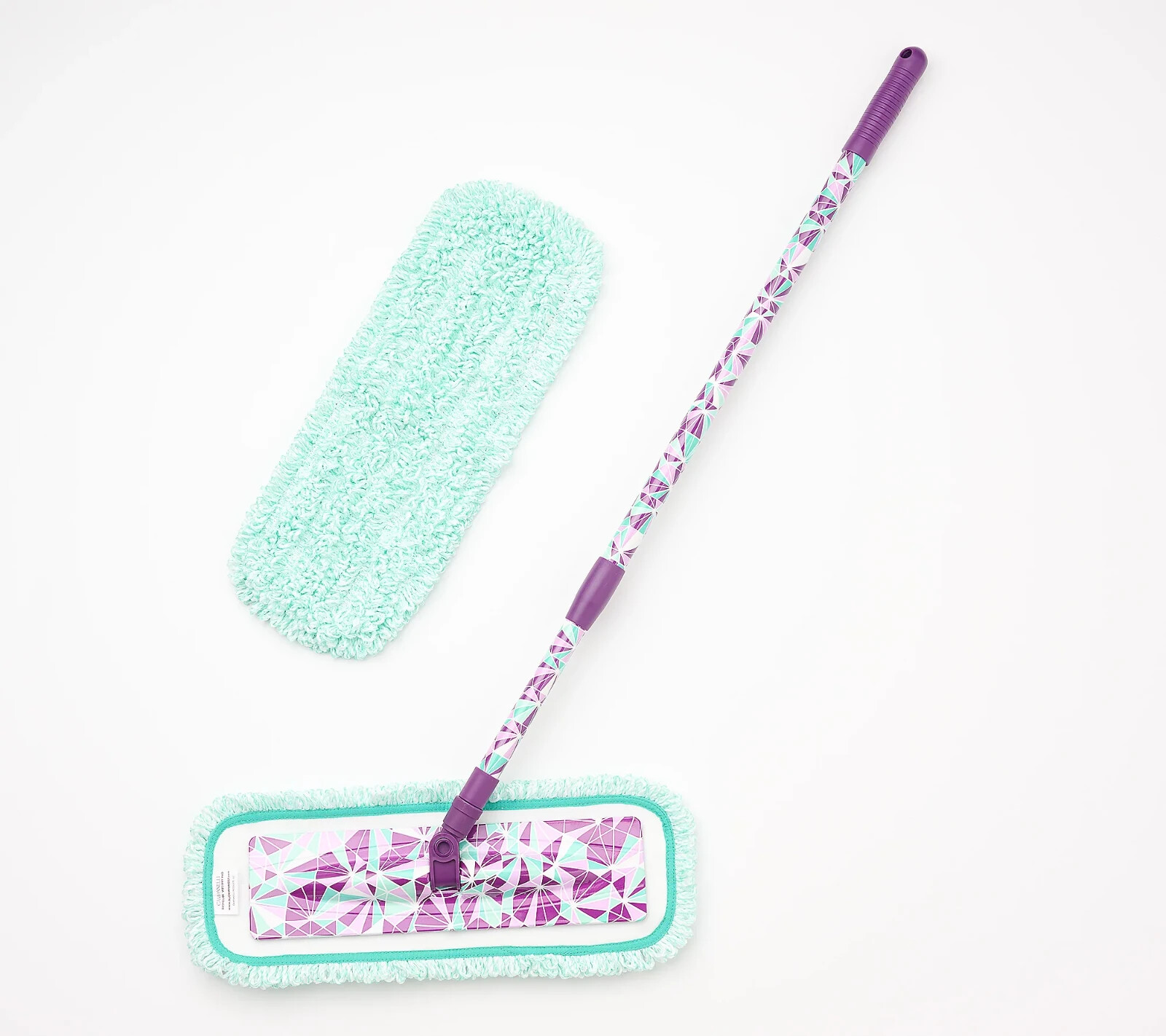 CAMPANELLI EasyGlide Microfiber Wet & Dry Mop Set – Purple v55665 –