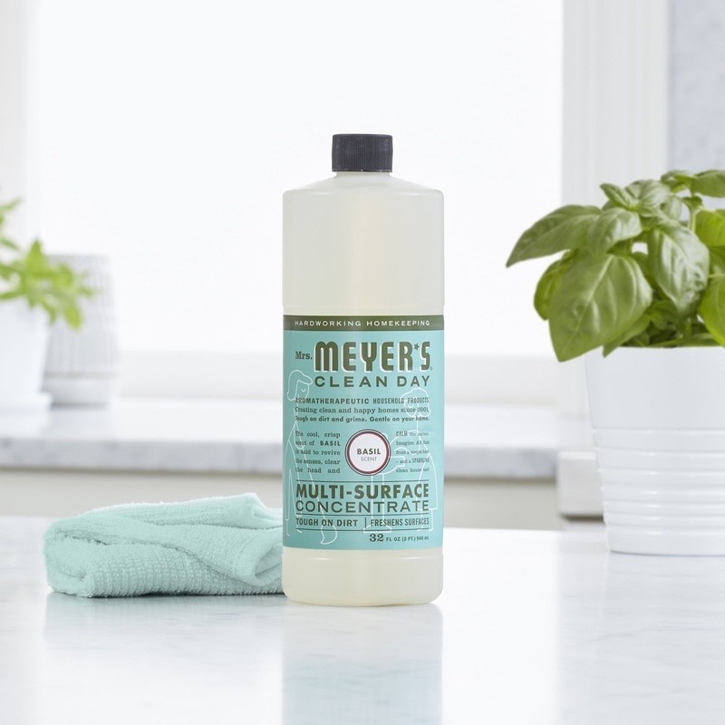 Multi Surface Cleaner Concentrate Basil Scent Biodegradable All Purpose Cleaner