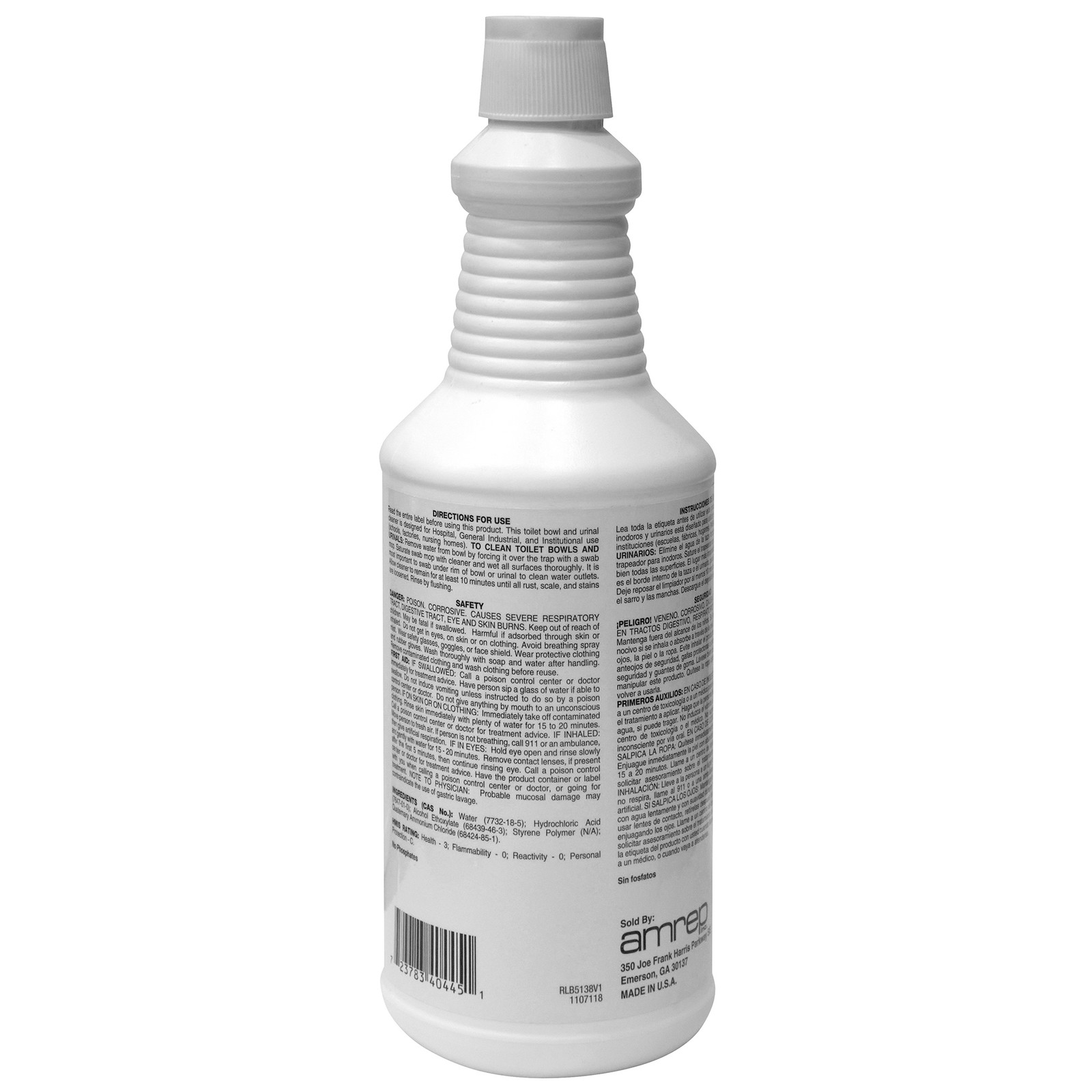 Misty Bolex Toilet Bowl and Urinal Cleaner – 32 oz (Case of 12) 1038799