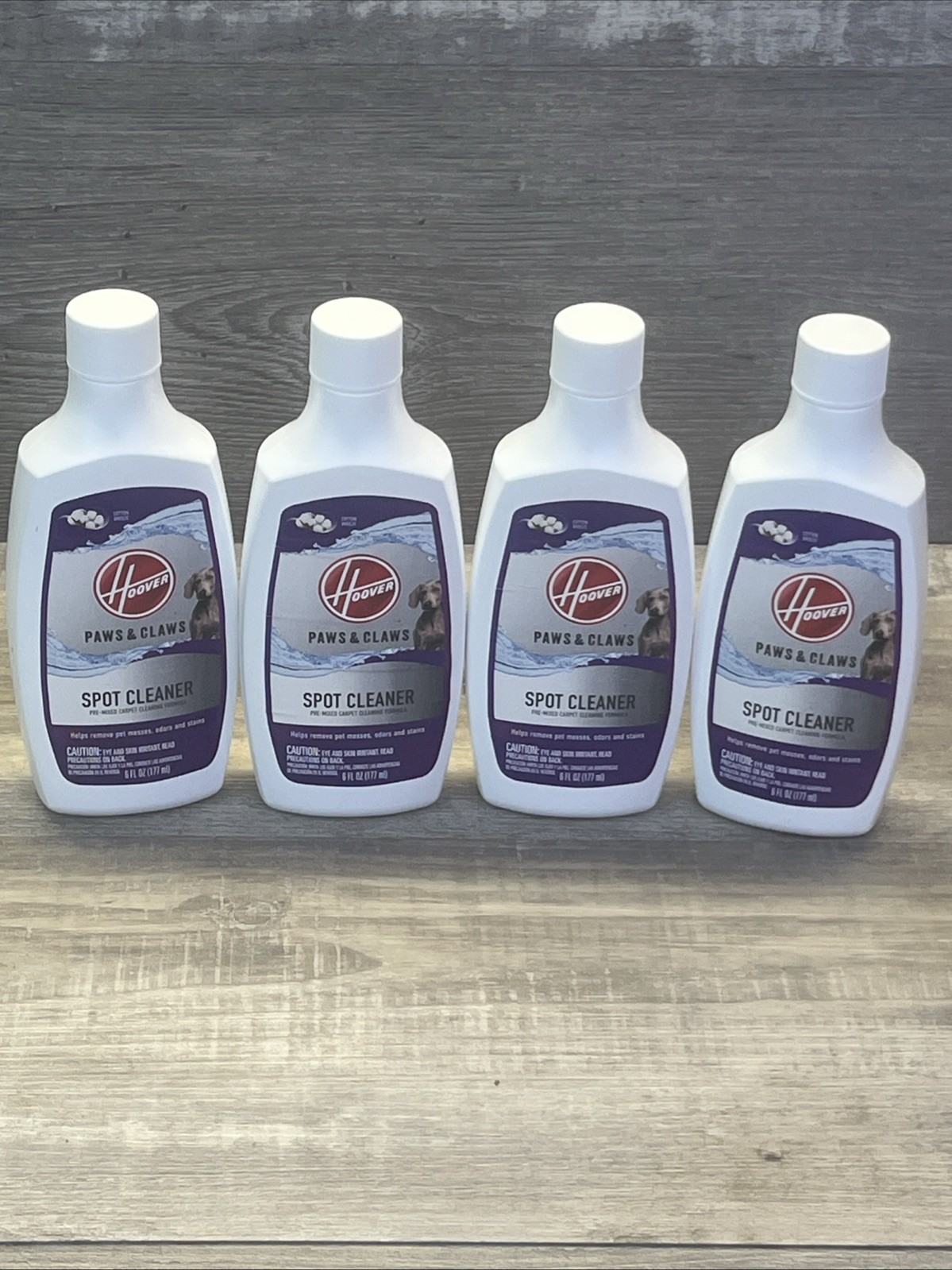 Hoover Paws & Claws Spot Cleaner Carpet Cleaning Formula 6 oz NEW Lot Of 4
