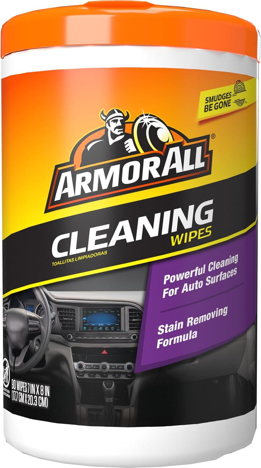 Car Cleaning Wipes, Wipes for Car Interior and Car Exterior, 90 Wipes Each