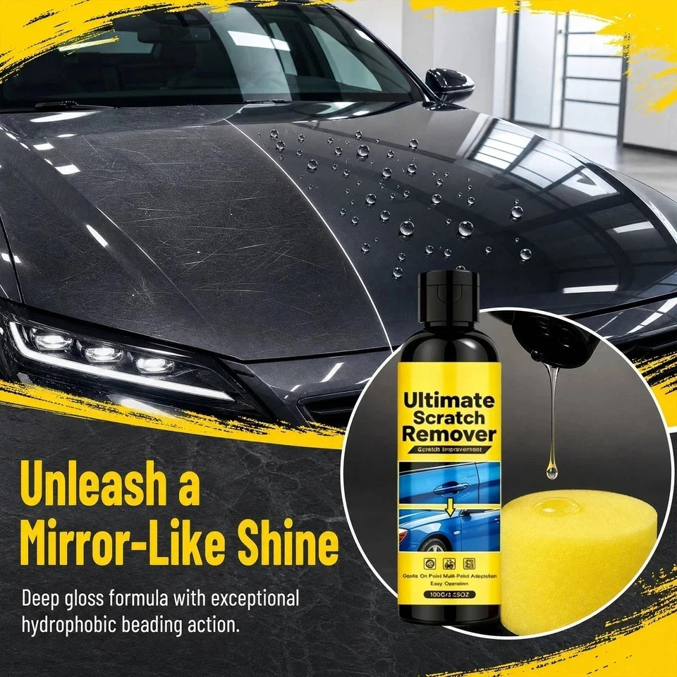 NanoPolix Scratch Remover – Eliminate All Car Scratches In 60 Seconds, Nano Poli
