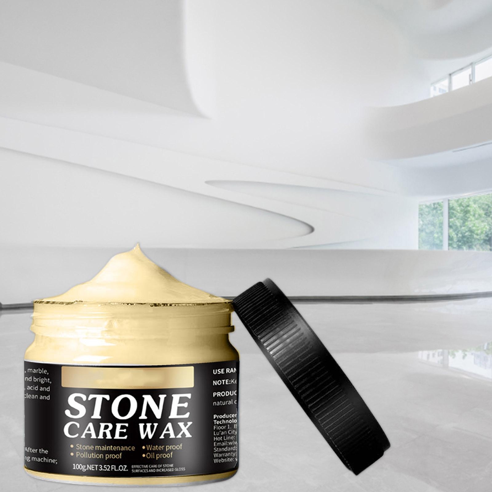 100g Stone Care Wax Polishing Crack Proof Polish Cleaner For Ceramic Tile Floors