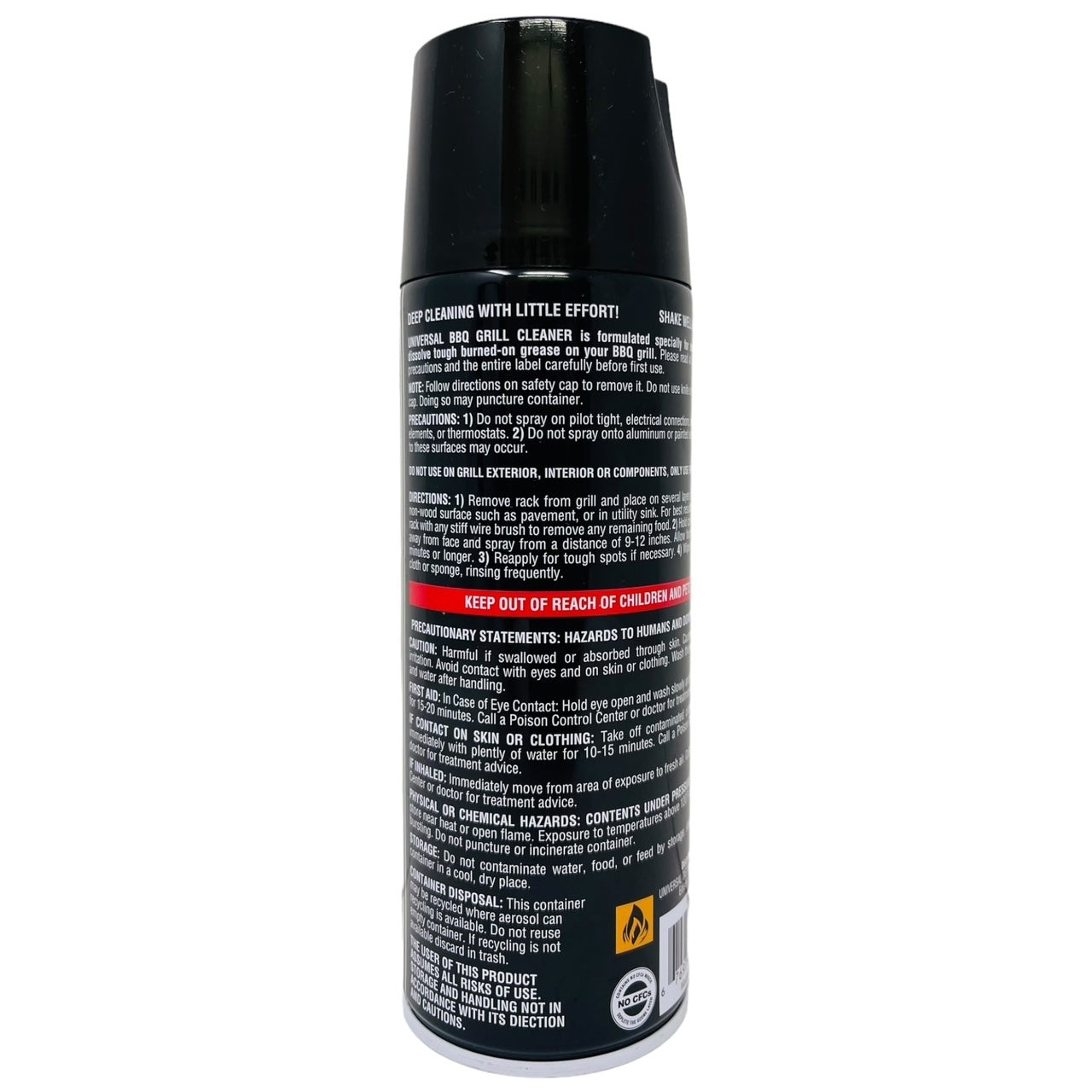 BBQ Barbeque Grill Cleaner – Deep Cleaning & Fast Acting, 14oz. (Pack of 3)