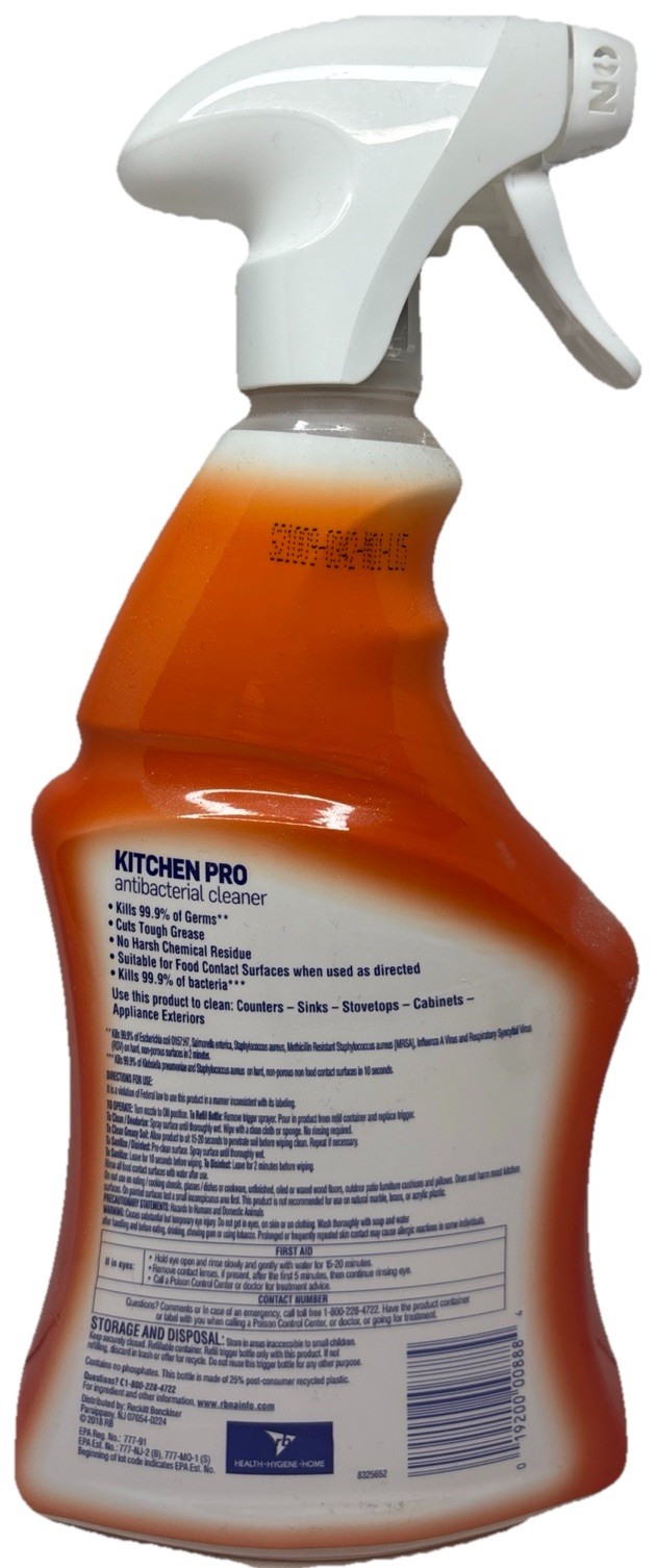 Lysol Pro Kitchen Spray Cleaner And Degreaser—All Purpose Cleaner—24 HOUR SHIP—