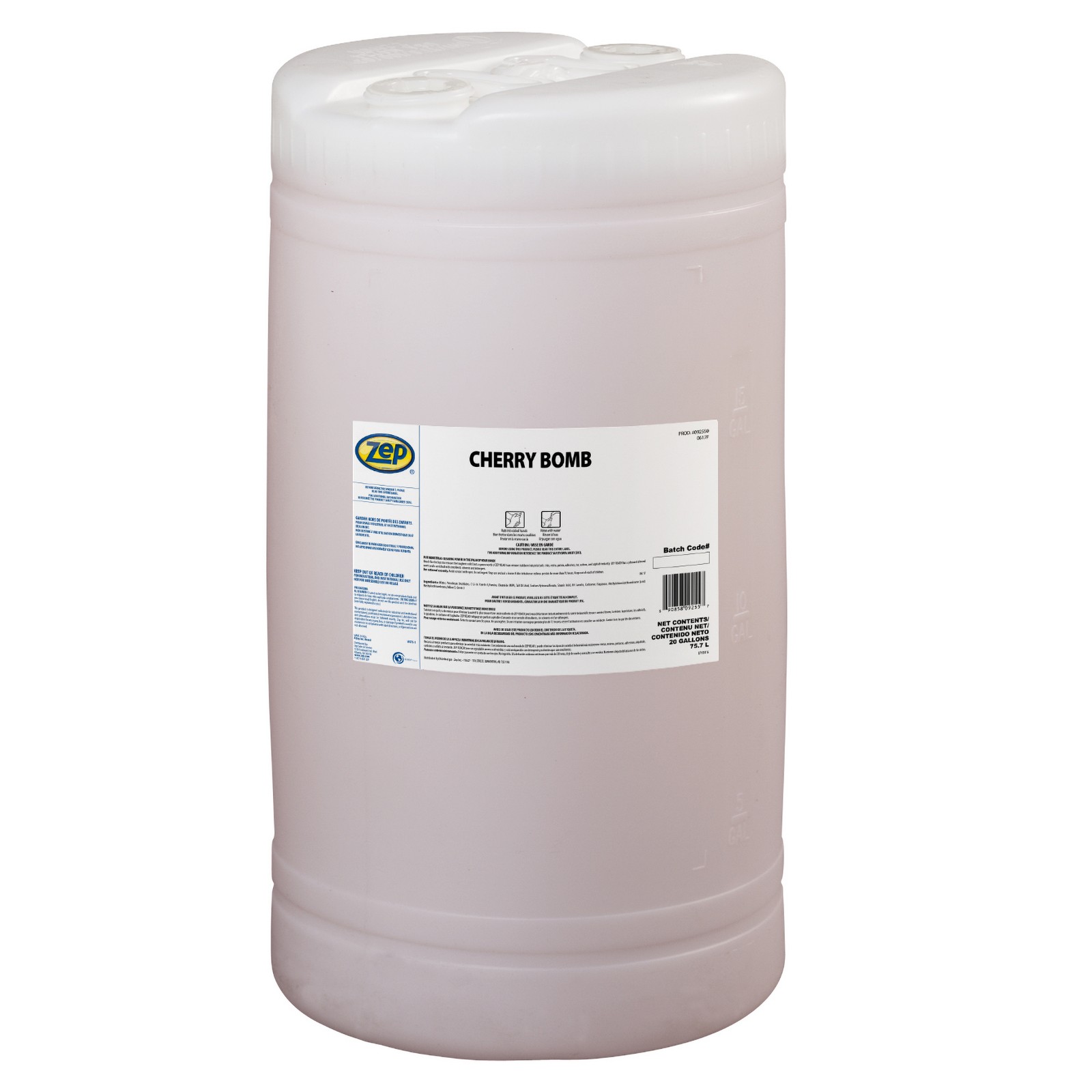 Zep Cherry Bomb Industrial Hand Cleaner Gel Refill – 20 Gallon (1 Drum) 95150 –