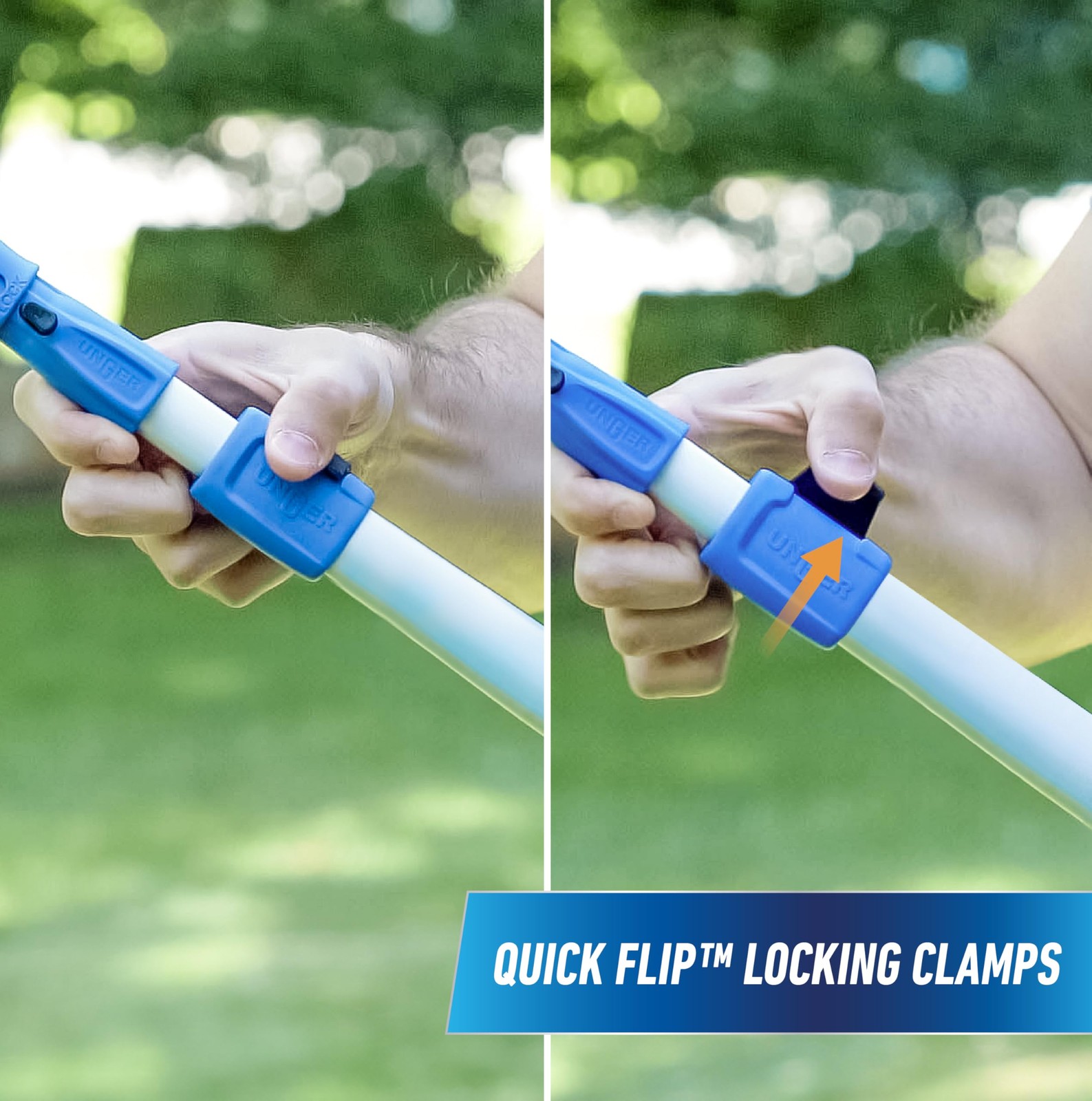 Professional 2in1 Squeegee & Scrubber 14 Window Cleaning Tool & 8 Connect & Cl