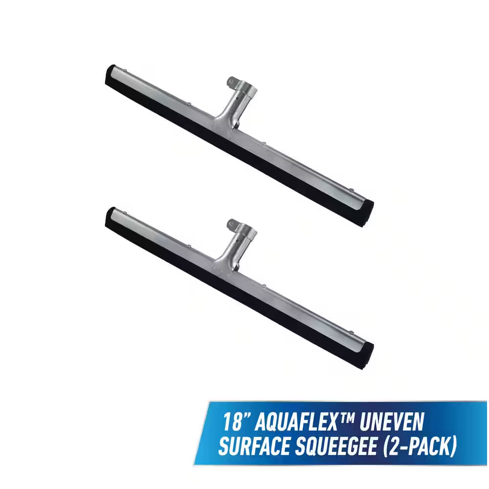 18 In. Moss Rubber Floor Squeegee (2-Pack)