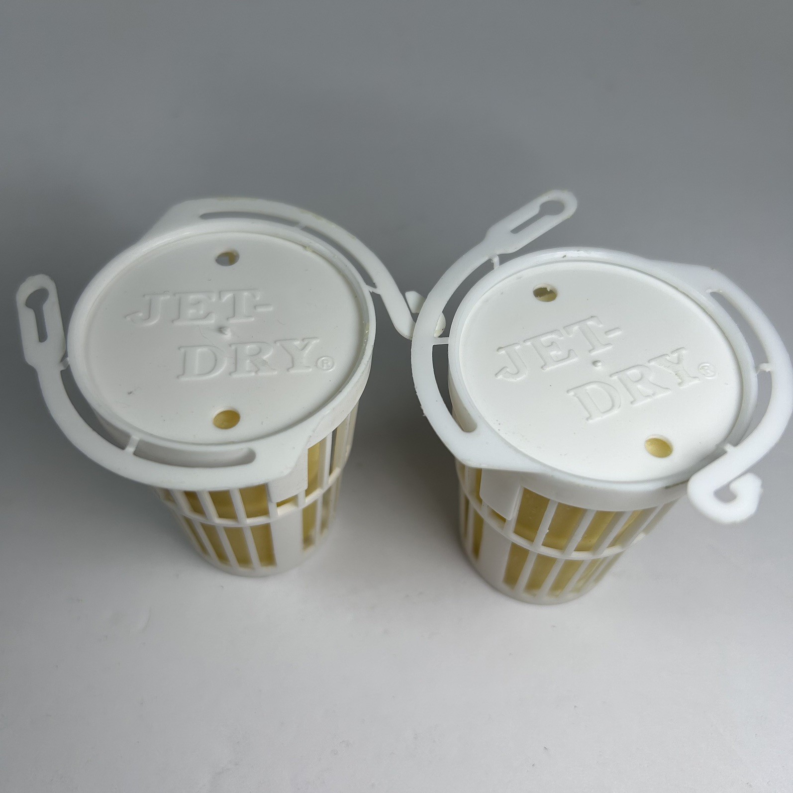 Vintage Jet-Dry Sparkle Lemon Scent 2 Pack Dishwasher Rinse Agent NEW