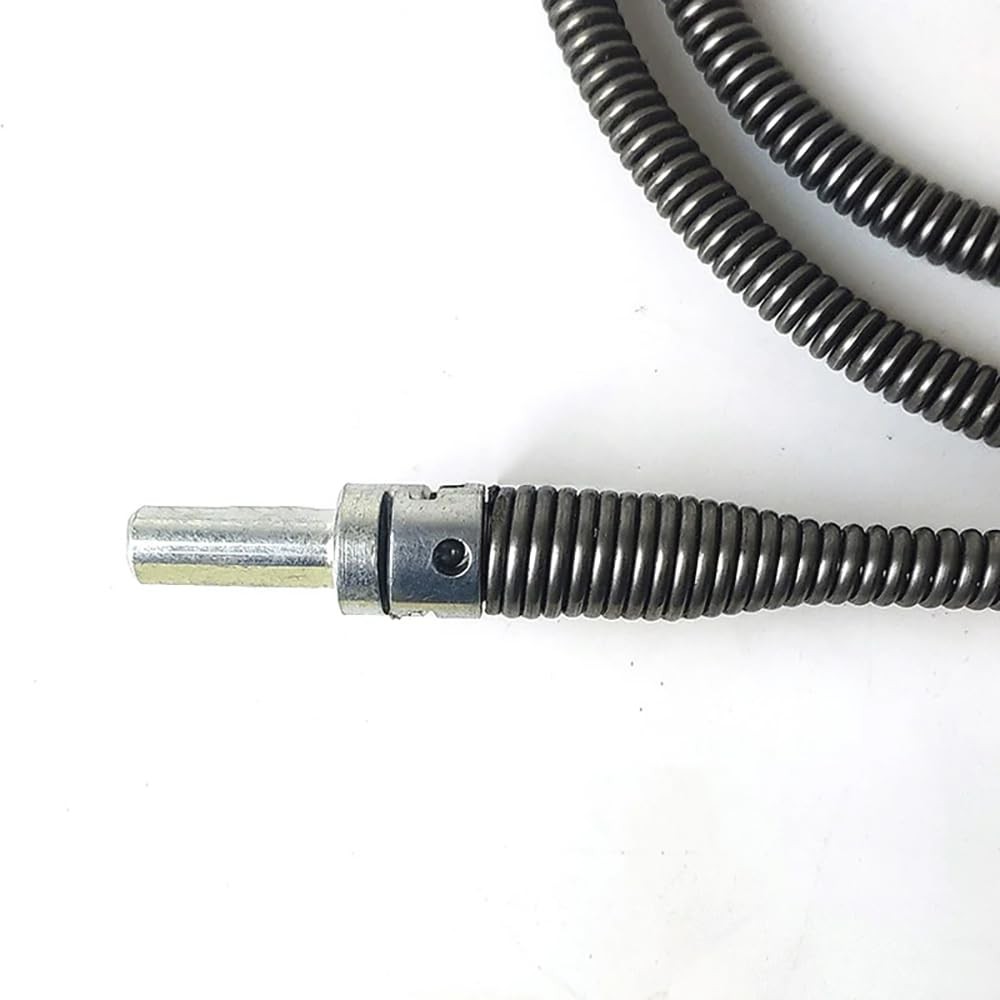 6.5FT (1.5M) Heavy Duty Deep Reach Drain Snake, No Plumber Needed Navigates U…