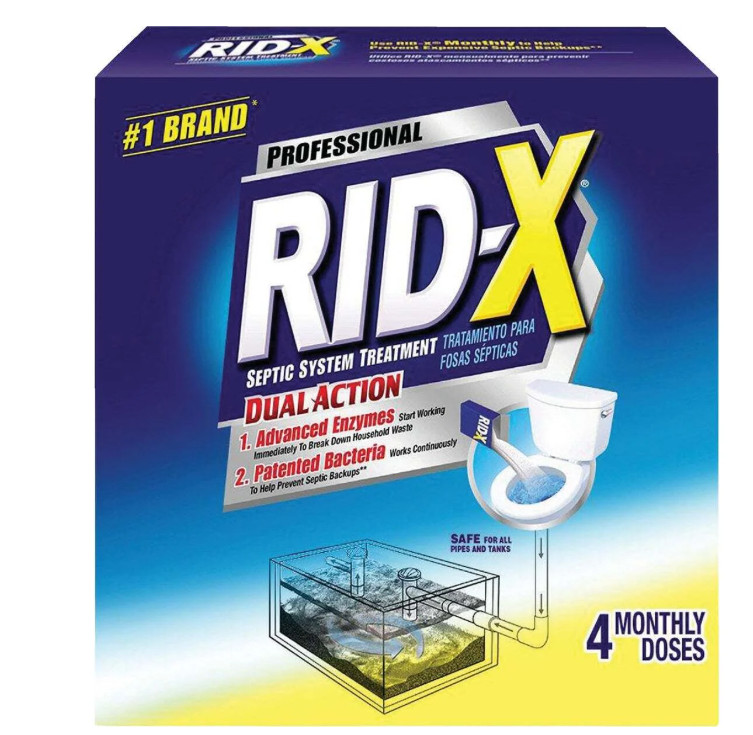 Rid-X Professional Septic Tank Treatment Powder 39.2oz 4 Month Supply
