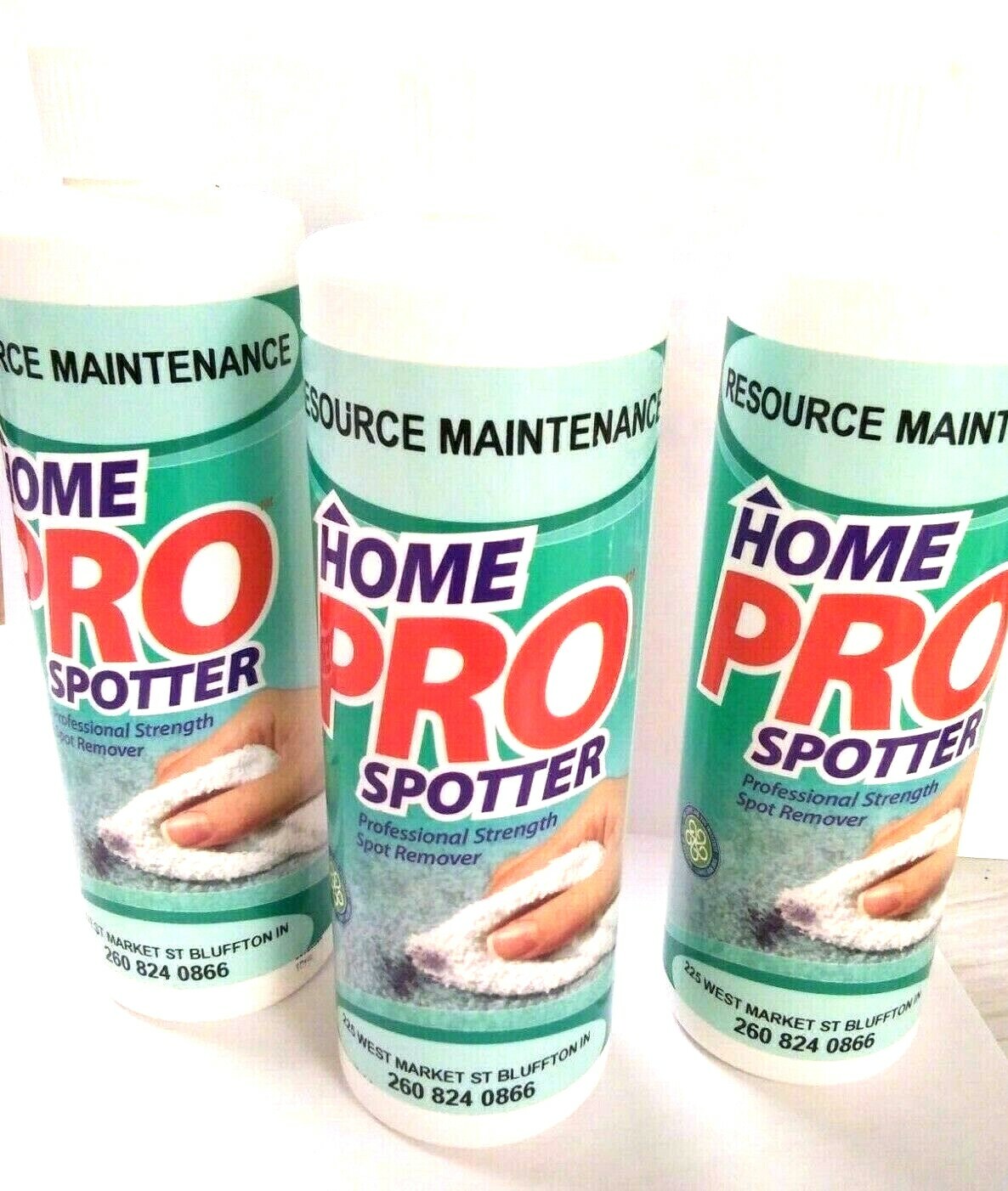 3 – 12oz. HOME PRO SPOTTER PROFESSIONAL CARPET SPOT REMOVER 3 BOTTLES NEW!