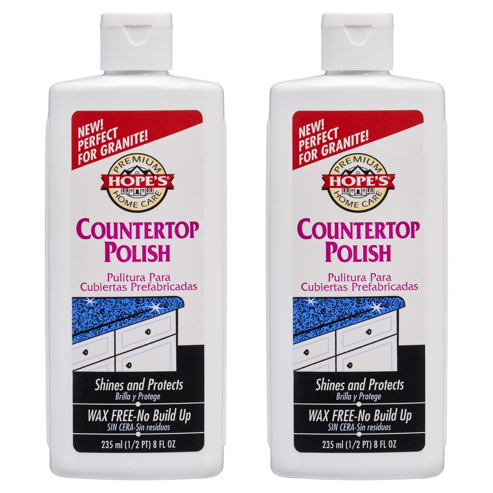 Countertop Restoration Polish, Streak-Free Kitchen Counter Cleaner, No Buildu…