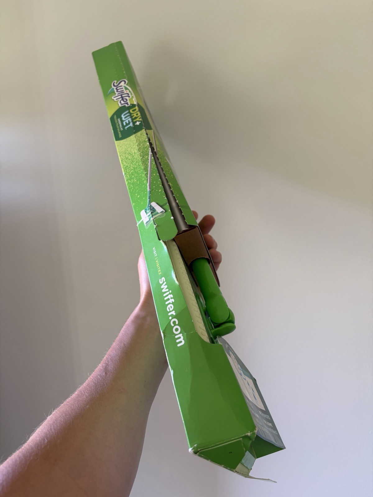 Swiffer 92814 Sweeper Dry + Wet Green Cordless Standard Hard Floor Deep Cleaner