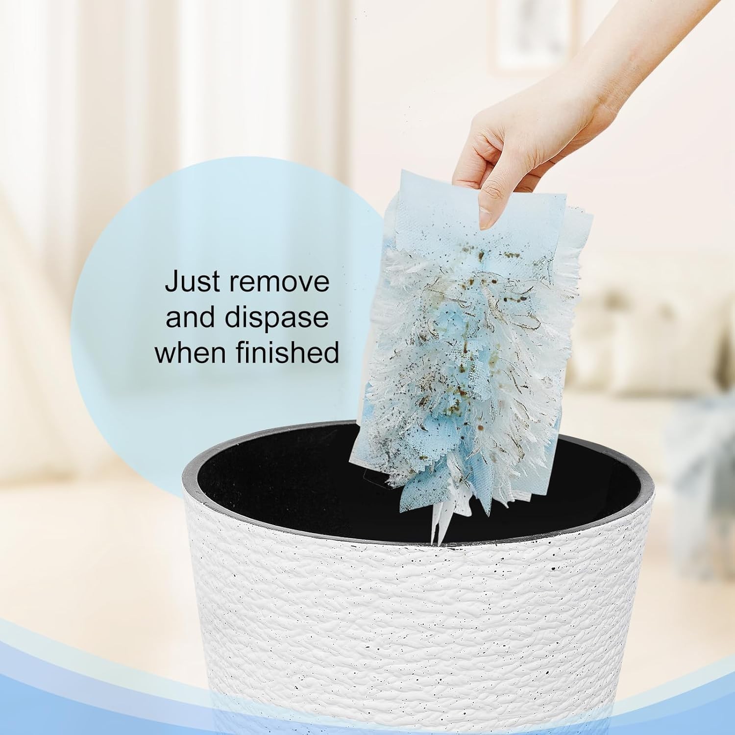 Duster Refill Compatible W/ Hand Duster Unscented Disposable Heavy Duty Duster