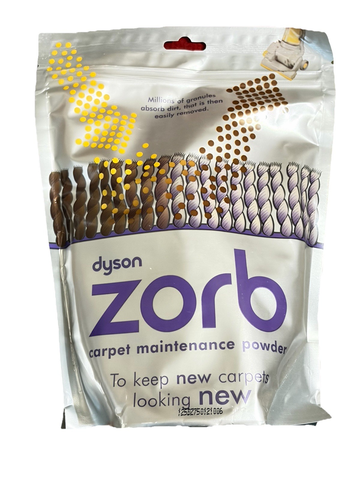 Dyson Zorb Carpet Maintenance Powder Cleaner 26.5 oz 750g Bag 03914-07