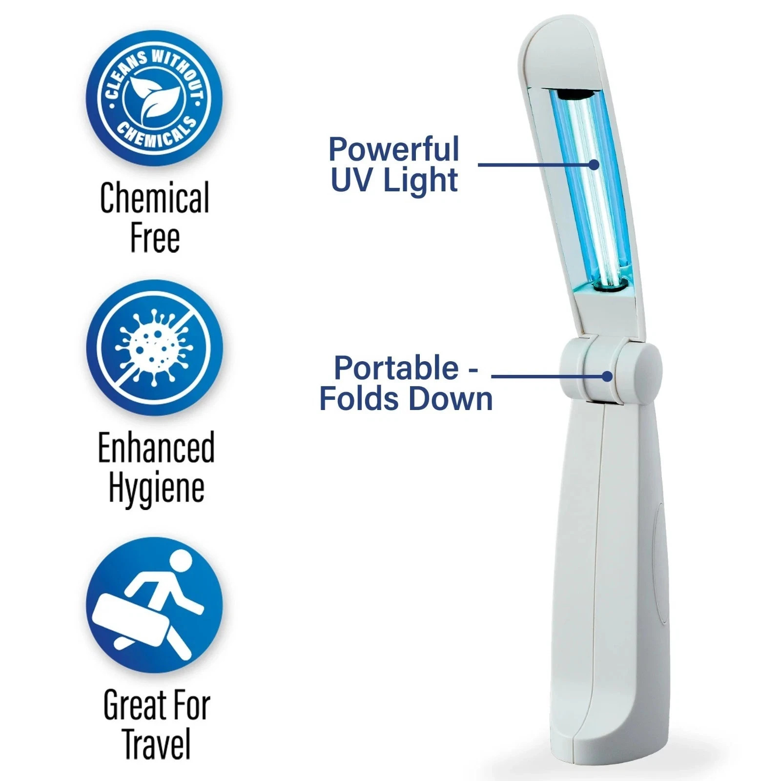 Hospital Grade Sanitizing Wand Cleans 99.9% bacteria Virus Germ LOT DEAL 4 Total