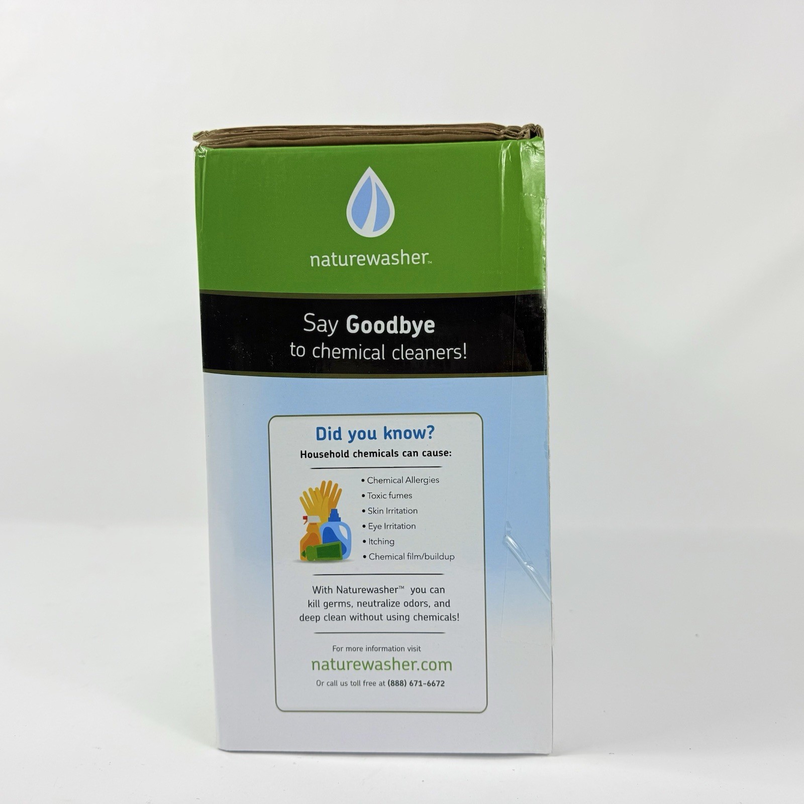 Naturewasher EdenPure All Natural Cleaning System Ditch Soap & Chemicals NEW