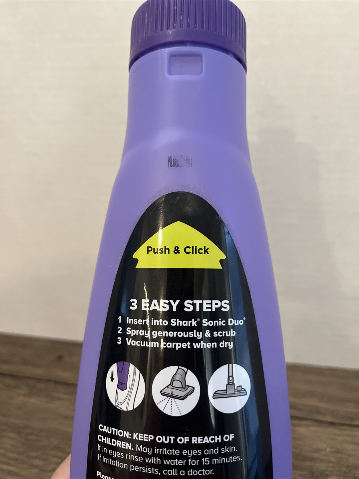 SHARK Carpet Buddy No Rinse Carpet Cleaner English Lavender 32oz Bottle 1/3 FULL