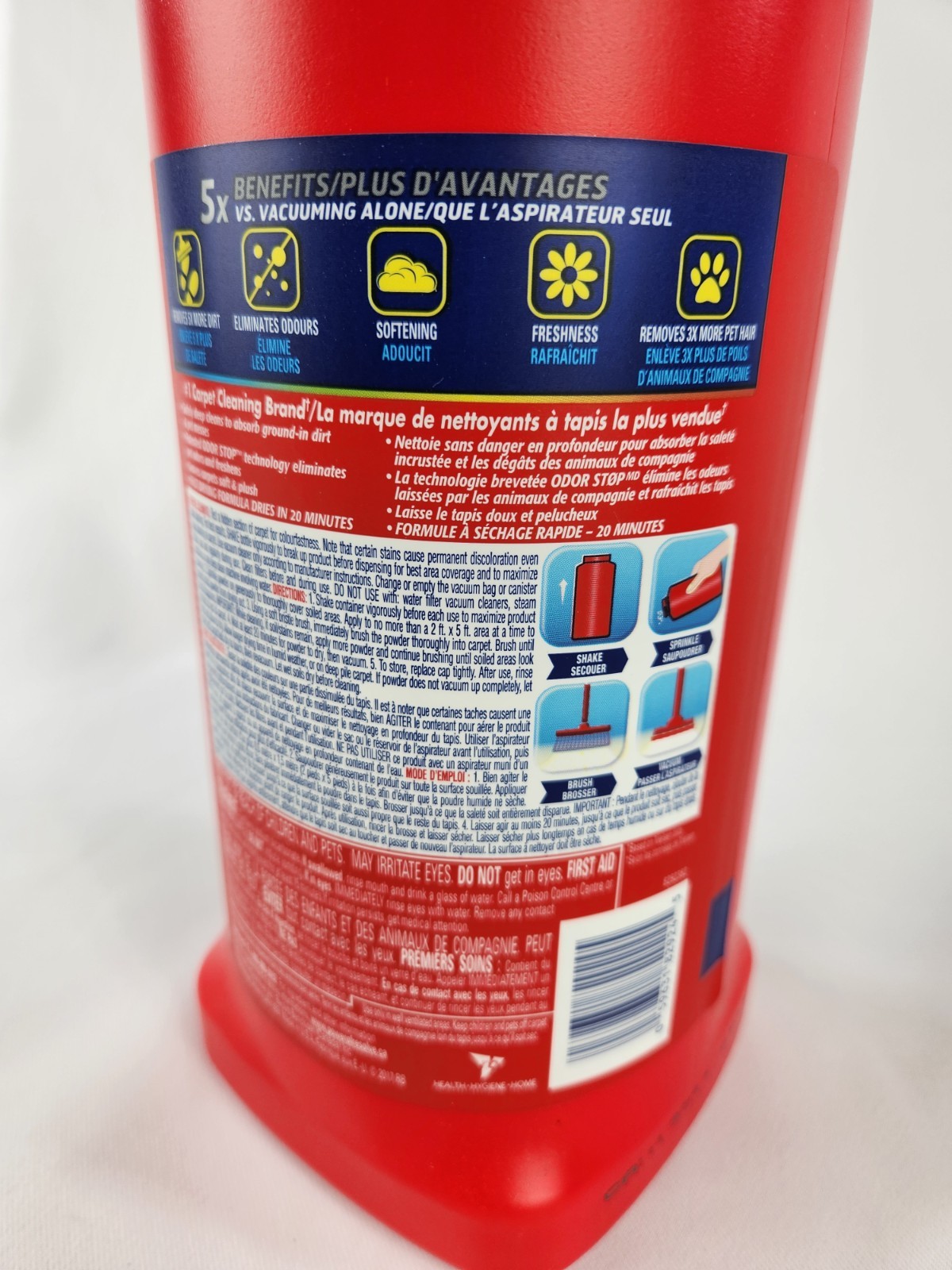 New Resolve Pet Expert Carpet Moist Powder Large Area 18 Oz Cleaner Dog Cat