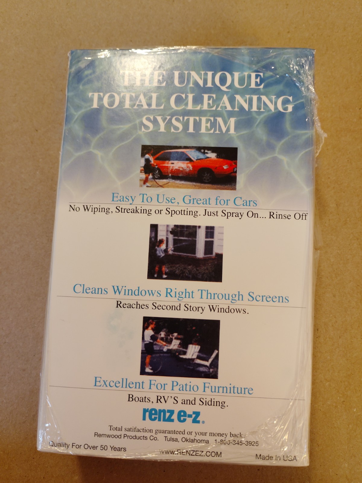Renz E-Z Sprayer Refill Window All Purpose Cleaner Cars Boats RV’s Sealed 16oz