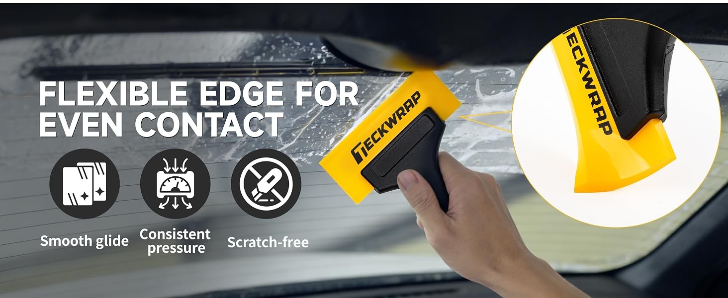 Mini Silicone Squeegee for Window Tint –5 Inch Small Squeegee for Car