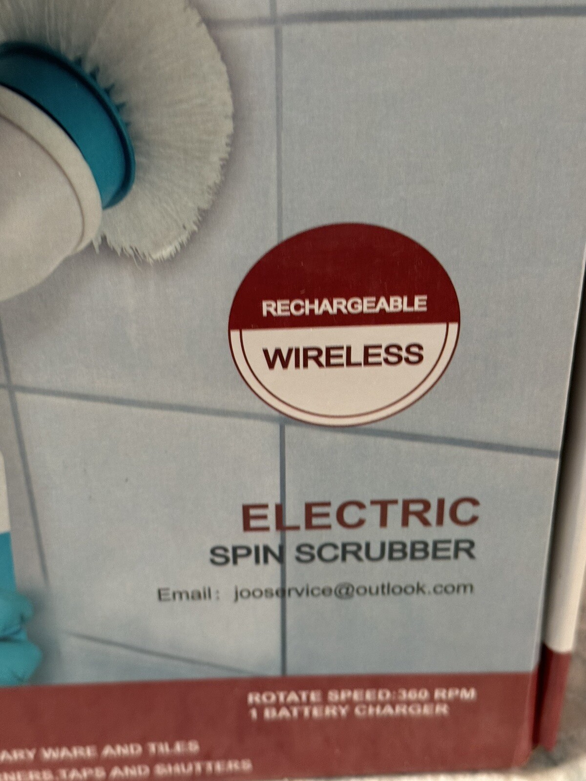 Fruiteam Power Electric Spin Scrubber BRAND NEW