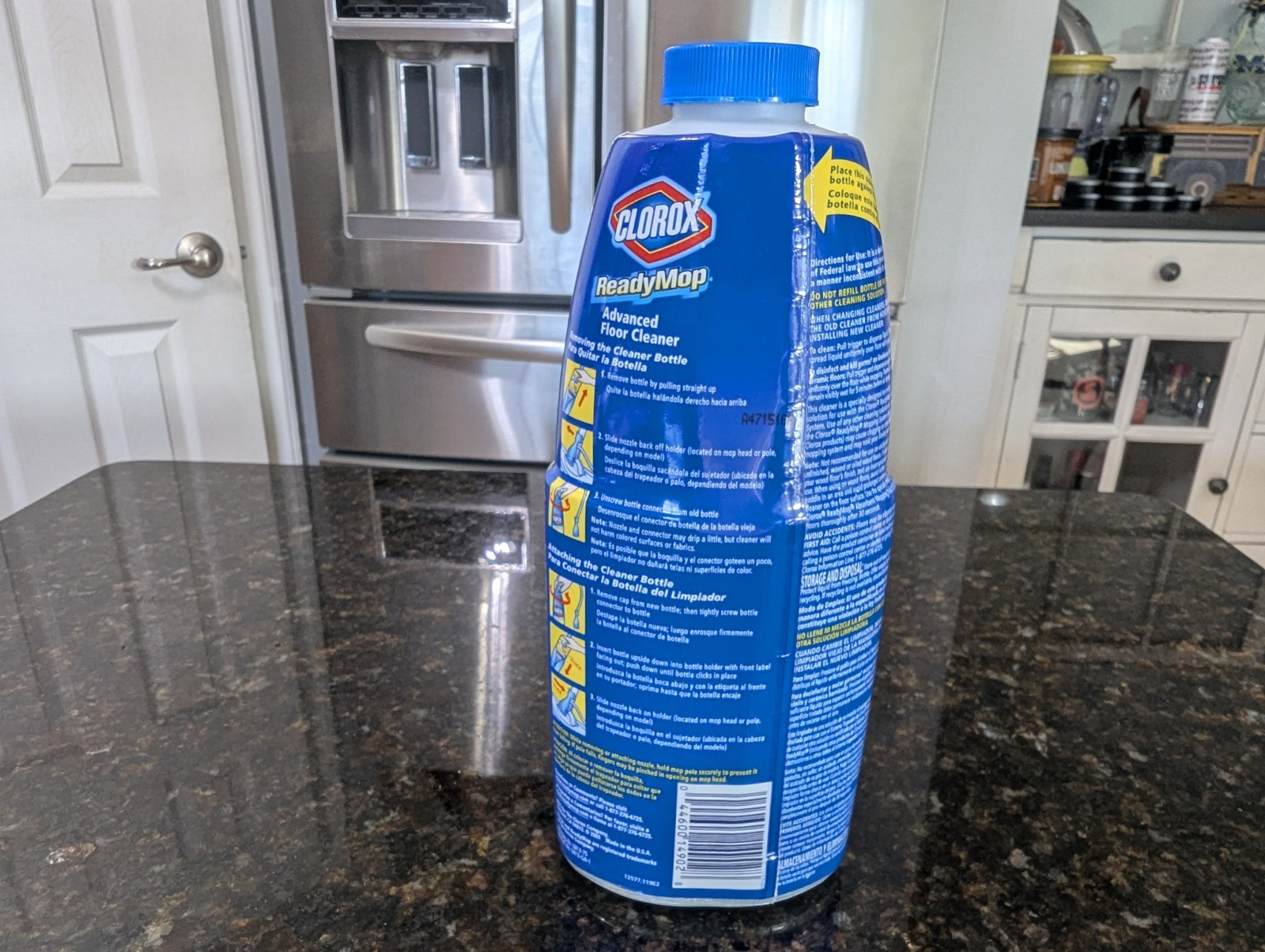 Clorox Ready Mop Advanced Floor Cleaner 24oz & Absorbent Mopping Pads 8 Ct DISCD