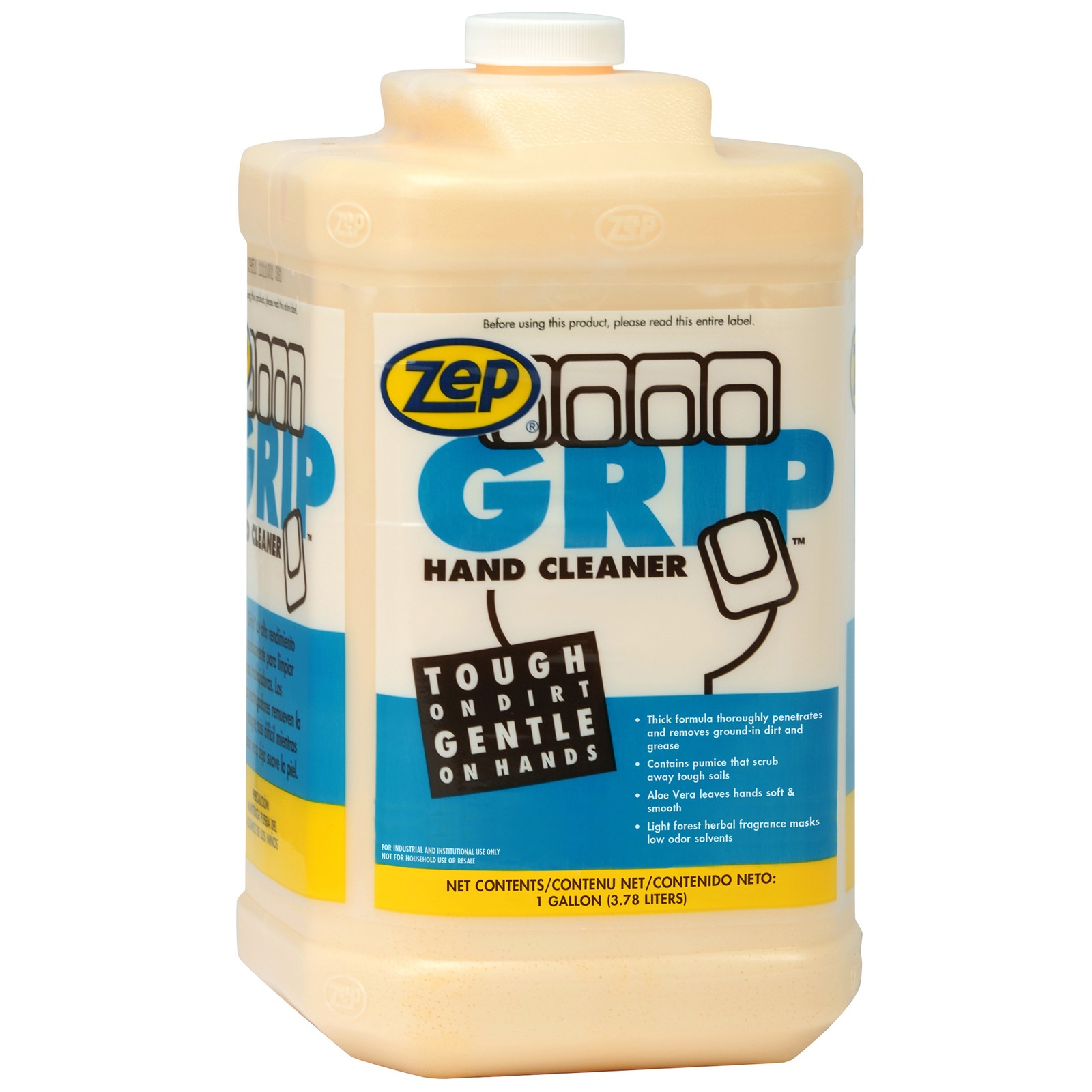 Zep Grip Industrial Pumice Hand Cleaner – 1 Gallon, (Case of 4) 308524 – Heavy