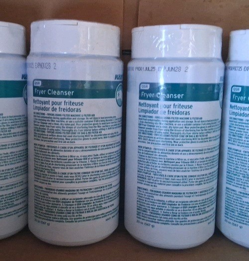 KAY QSR Fryer Cleanser – Commercial Deep Fryer Cleaning Powder 2 Pack